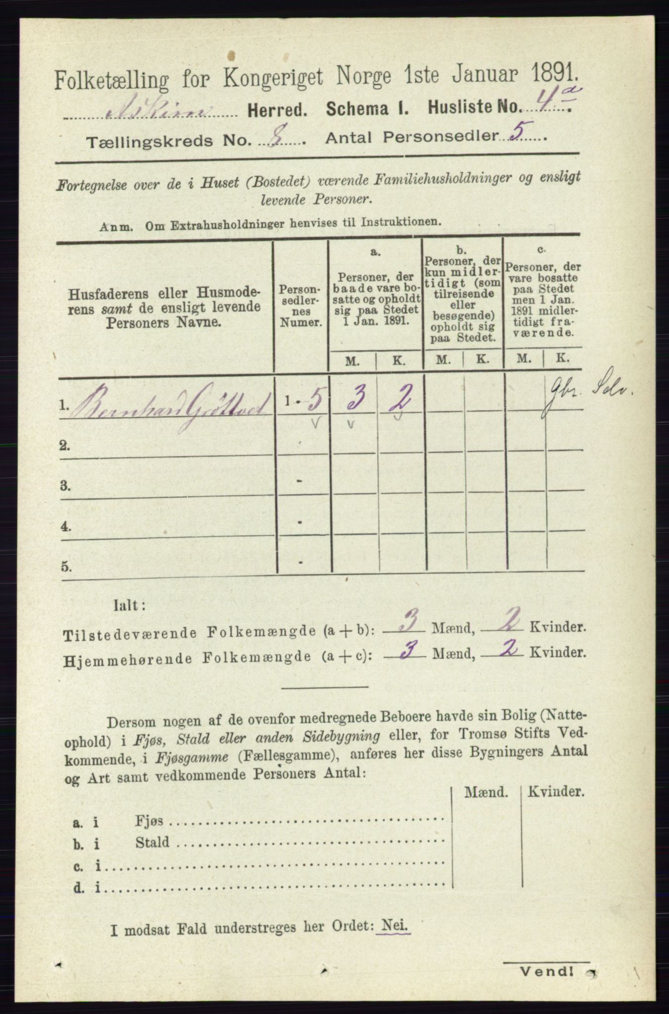 RA, 1891 census for 0124 Askim, 1891, p. 1213