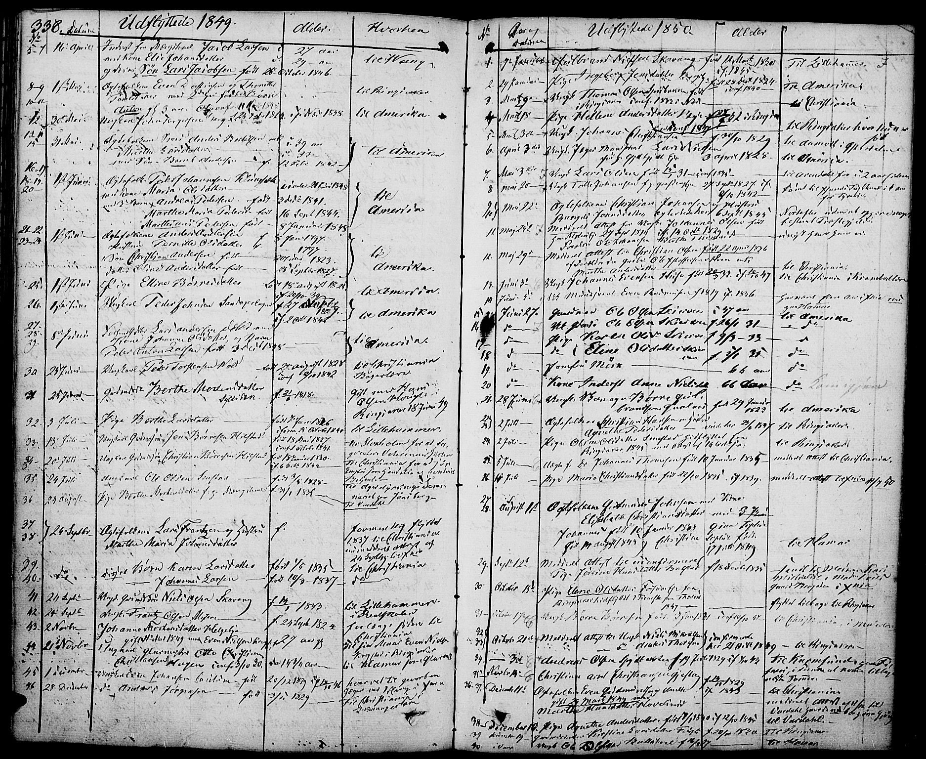 Nes prestekontor, Hedmark, AV/SAH-PREST-020/K/Ka/L0003: Parish register (official) no. 3, 1827-1851, p. 338