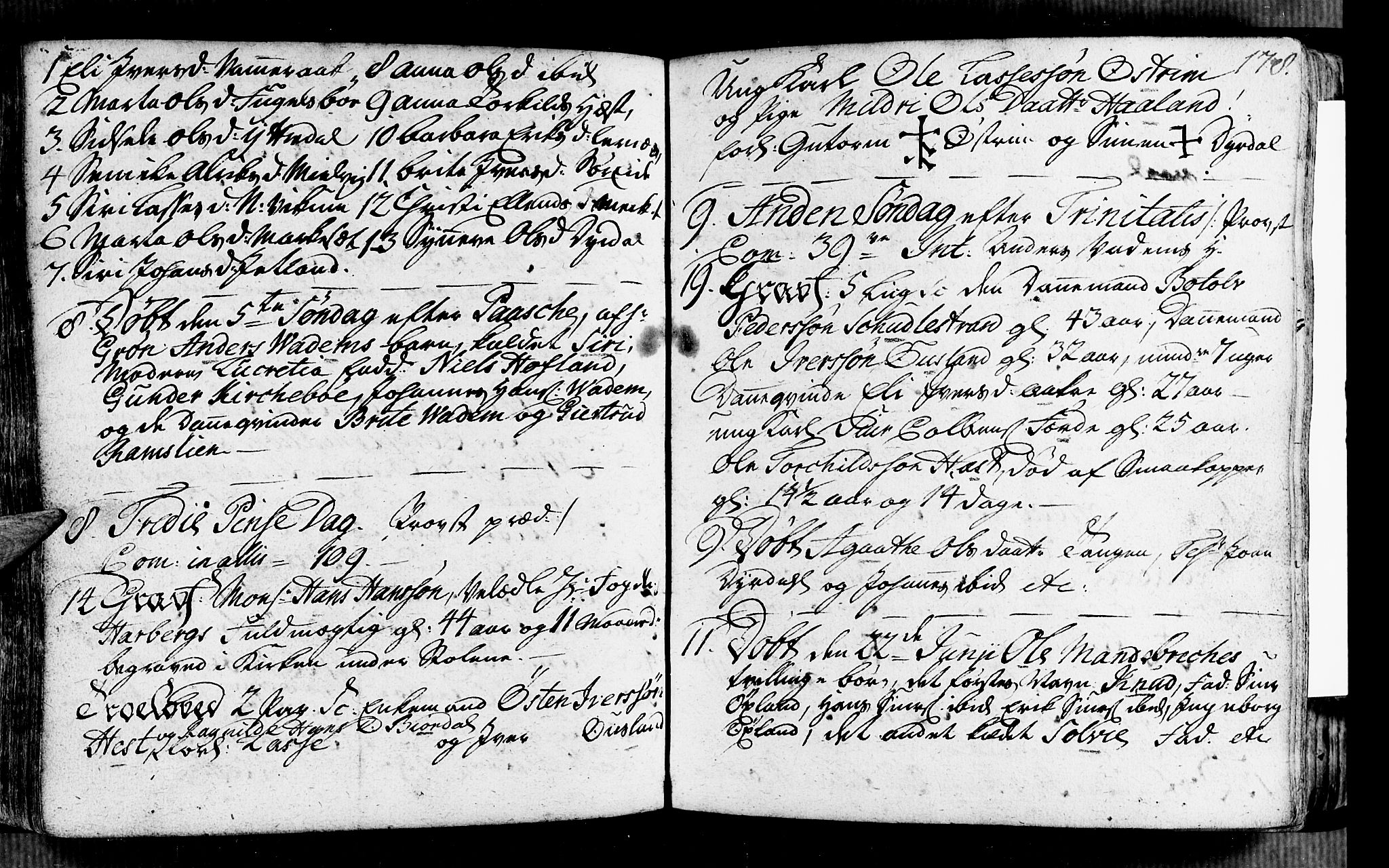 Vik sokneprestembete, AV/SAB-A-81501/H/Haa/Haaa/L0002: Parish register (official) no. A 2 / 3, 1740-1755, p. 178