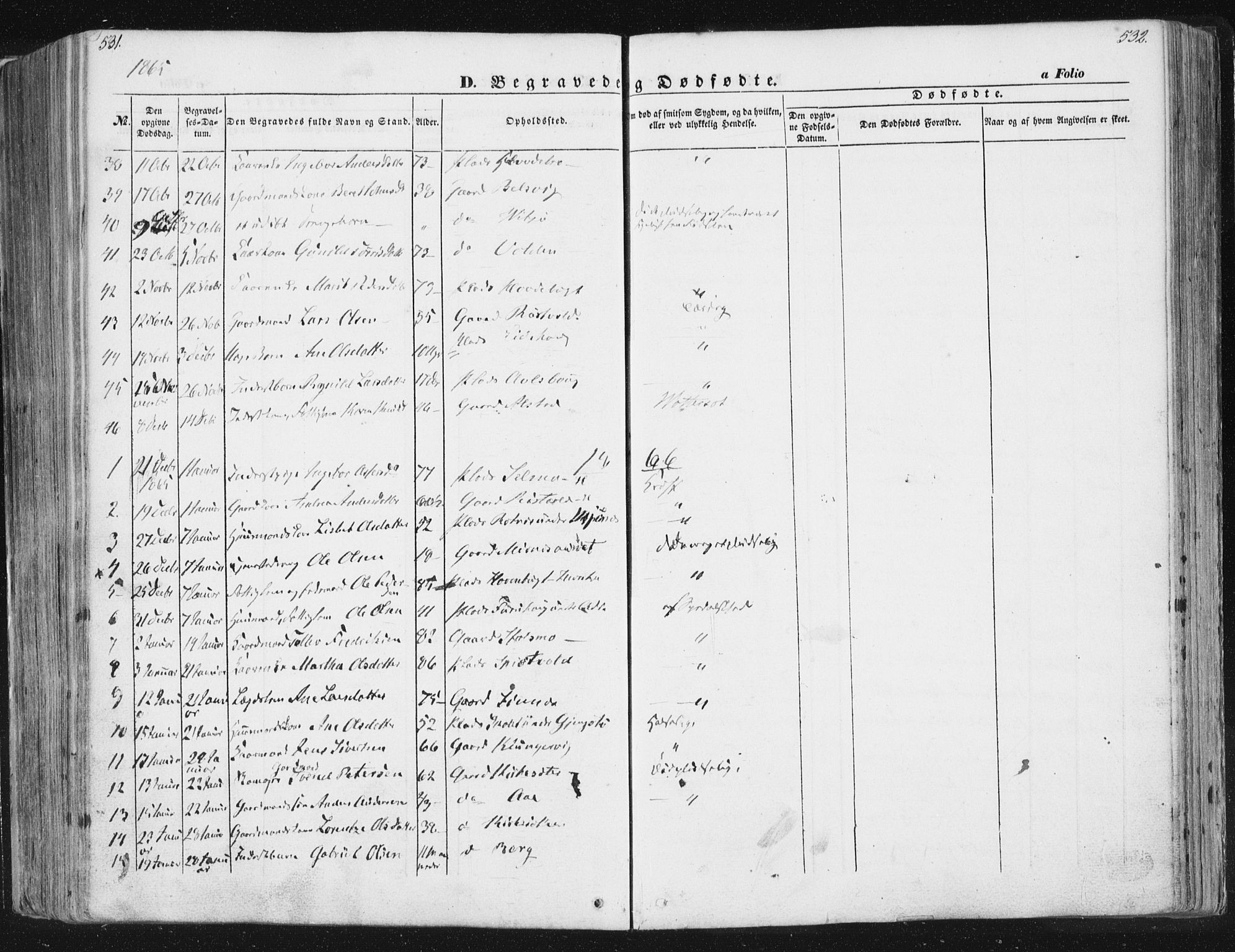 Ministerialprotokoller, klokkerbøker og fødselsregistre - Sør-Trøndelag, SAT/A-1456/630/L0494: Parish register (official) no. 630A07, 1852-1868, p. 531-532