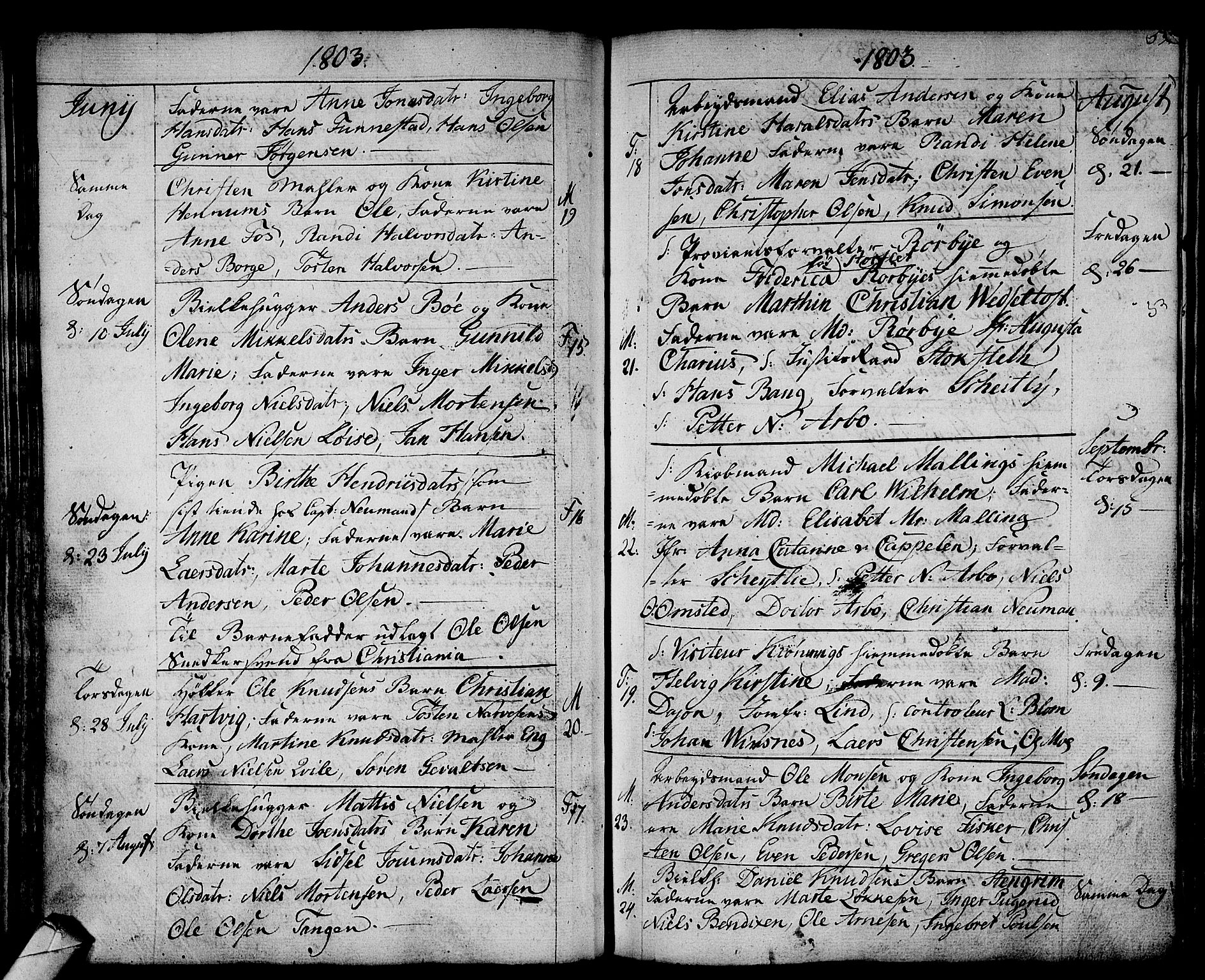 Strømsø kirkebøker, AV/SAKO-A-246/F/Fa/L0010: Parish register (official) no. I 10, 1792-1822, p. 59