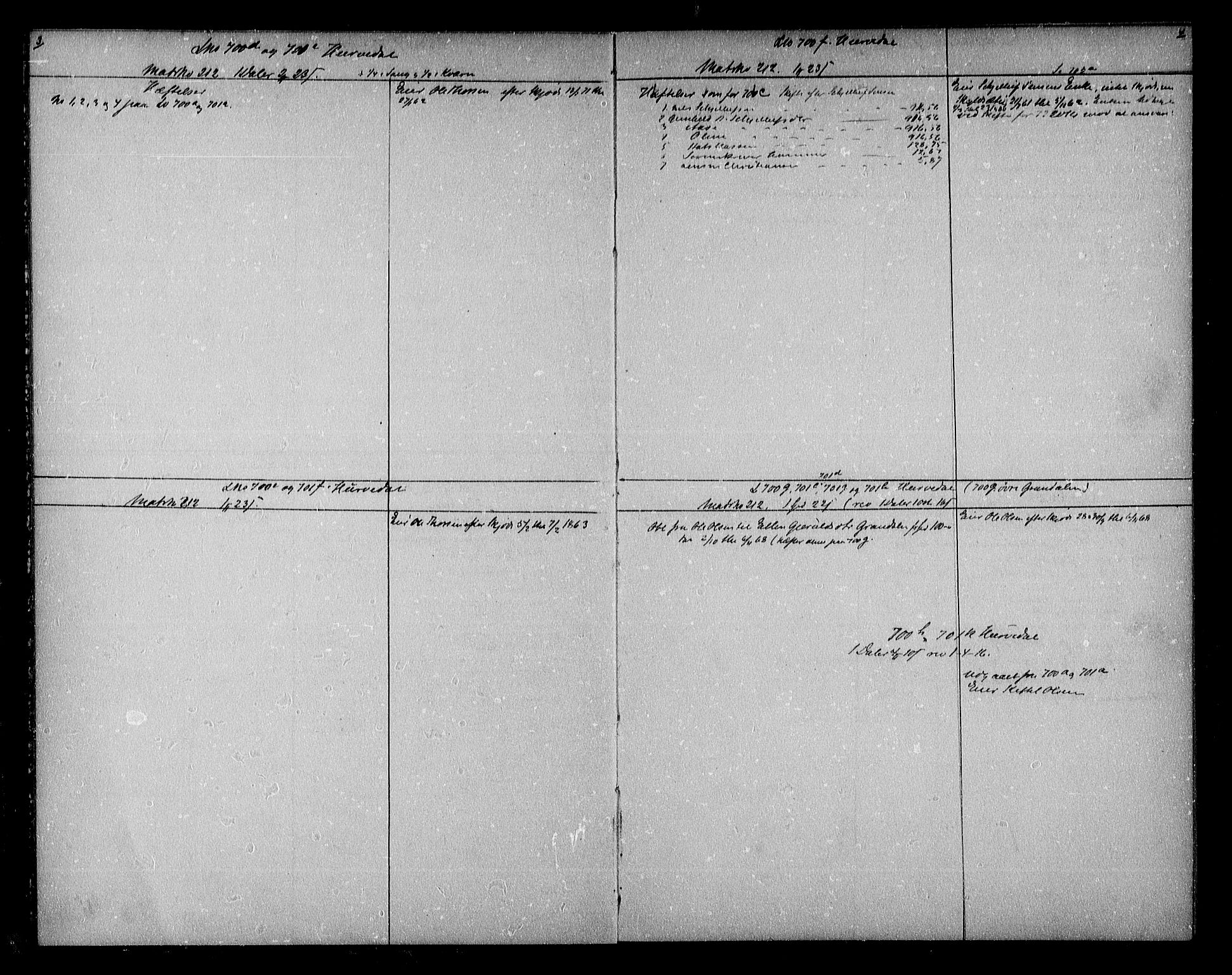 Nedenes sorenskriveri, SAK/1221-0006/G/Ga/Gaa/L0017: Mortgage register no. 16A, 1850-1890, p. 3-4