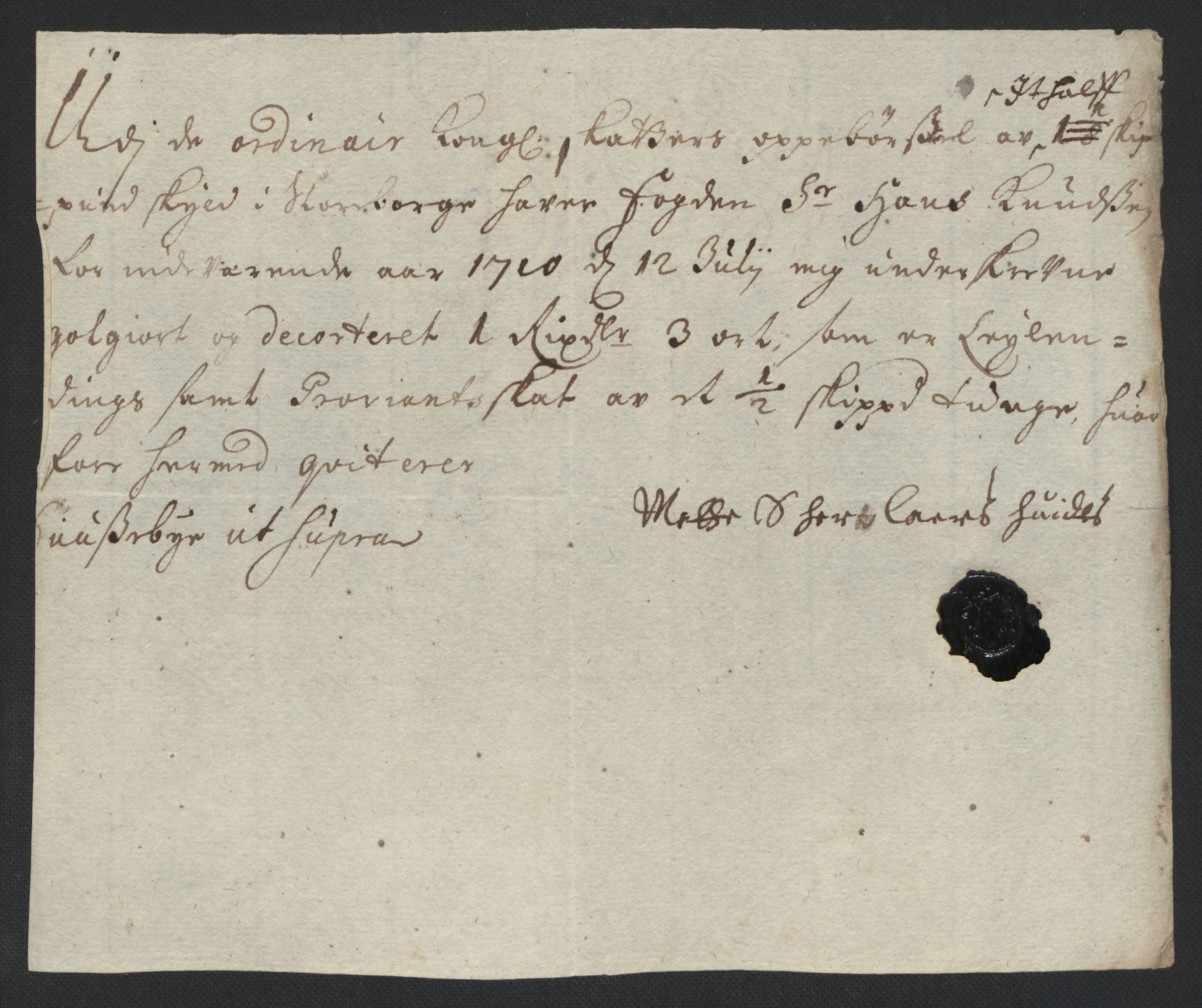 Rentekammeret inntil 1814, Reviderte regnskaper, Fogderegnskap, AV/RA-EA-4092/R04/L0135: Fogderegnskap Moss, Onsøy, Tune, Veme og Åbygge, 1709-1710, p. 413