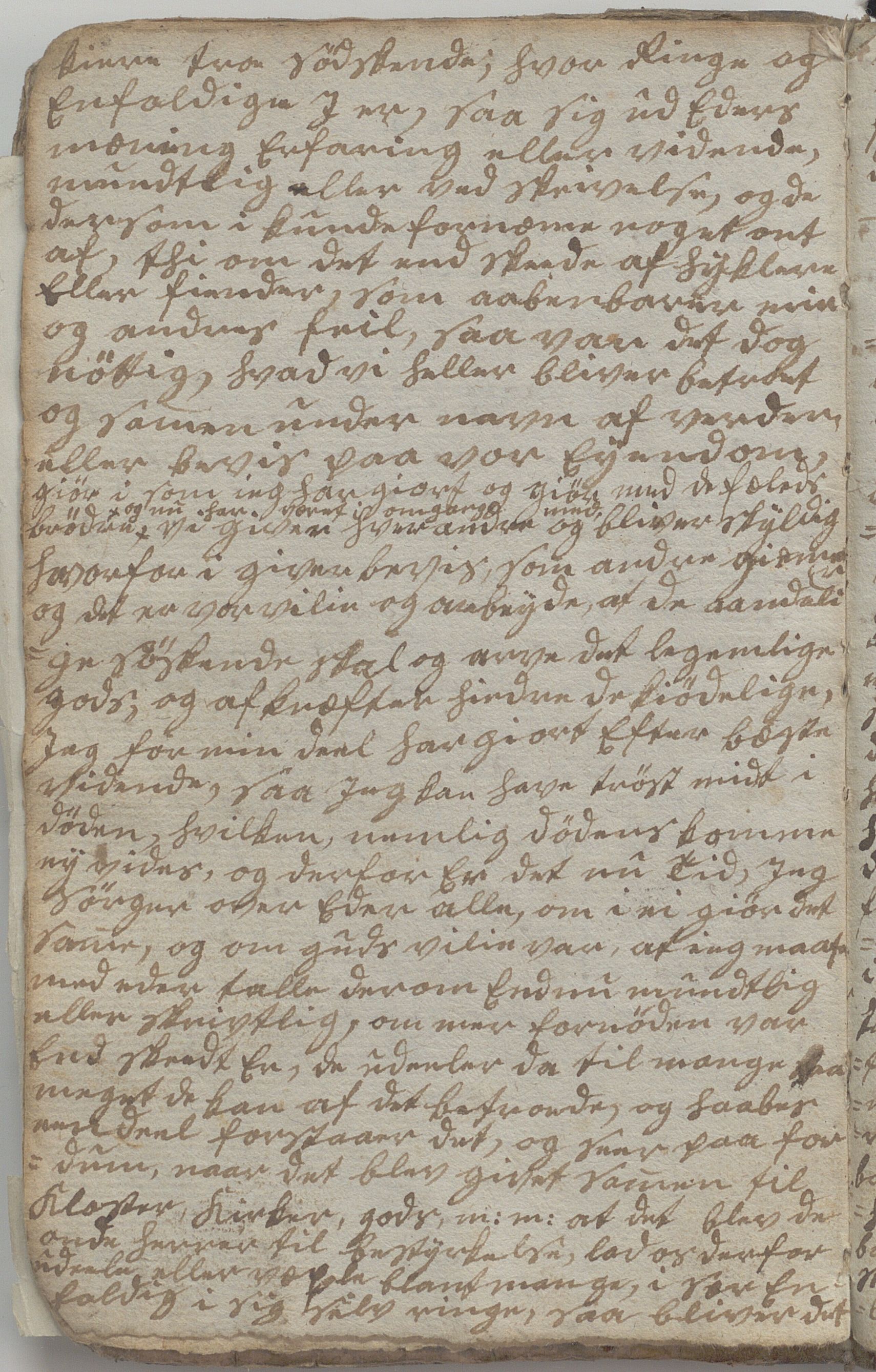 Heggtveitsamlingen, TMF/A-1007/H/L0046/0007: Brev, kopibøker, prekener, manus etc.  / "Fossem" - Kopibok. Sanger og brev, 1800-1802