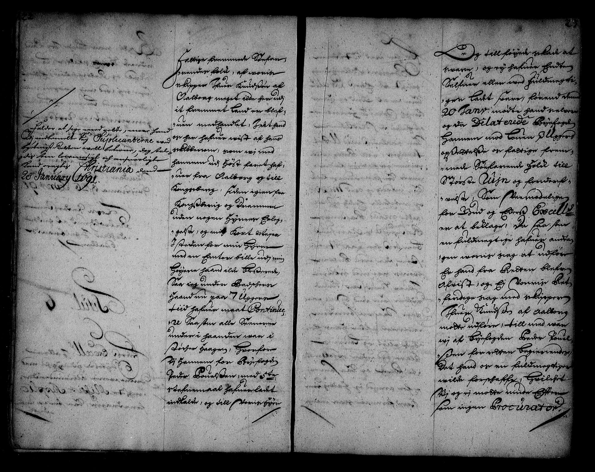 Stattholderembetet 1572-1771, AV/RA-EA-2870/Ae/L0008: Supplikasjons- og resolusjonsprotokoll, 1691, p. 22-23