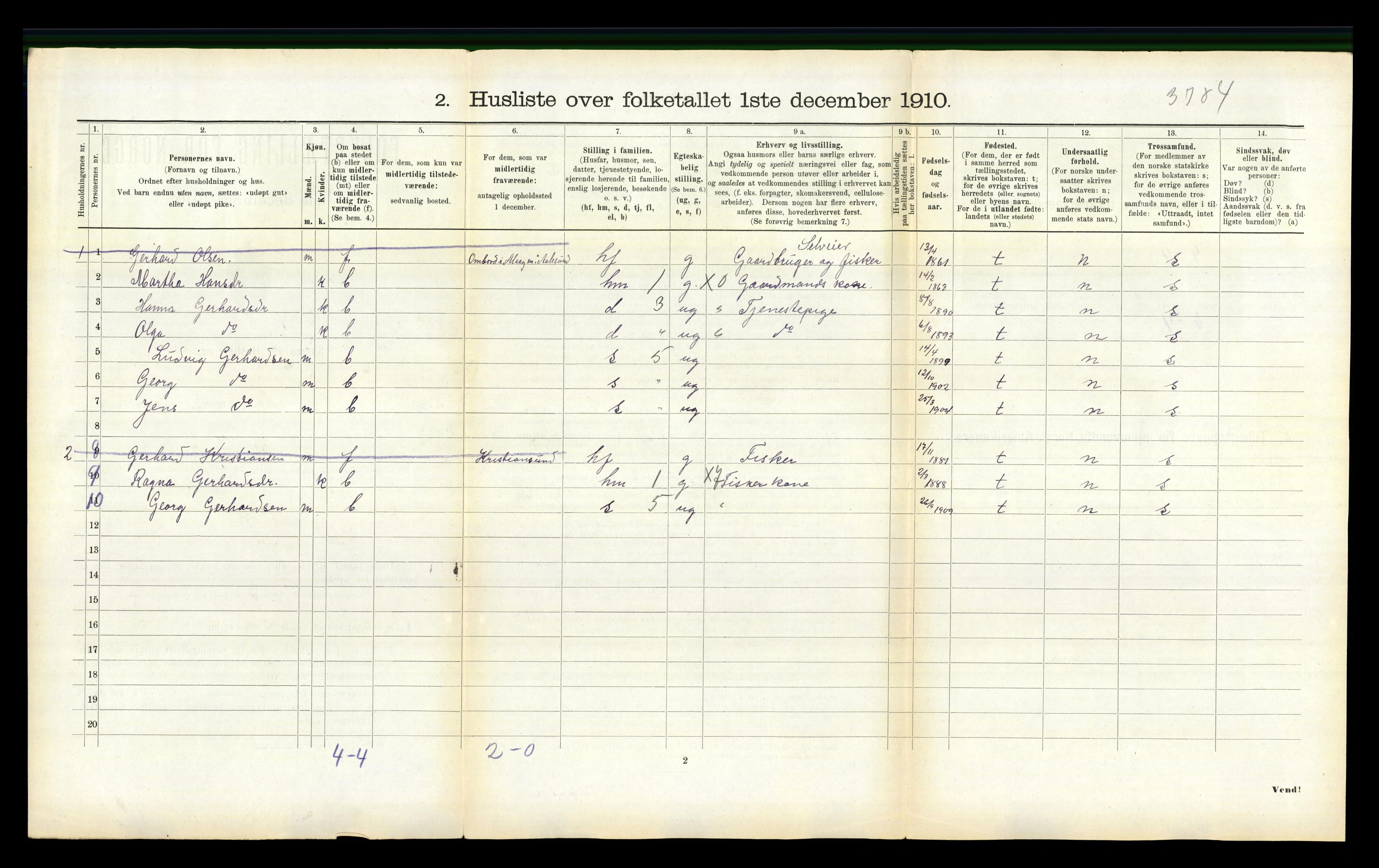 RA, 1910 census for Herøy, 1910, p. 621