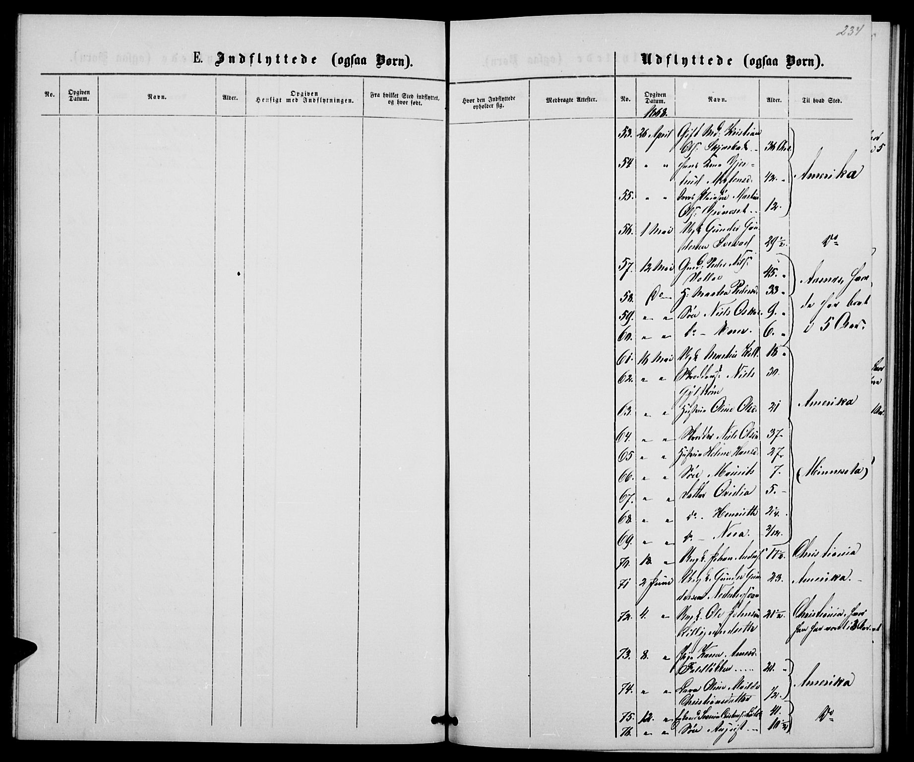 Elverum prestekontor, AV/SAH-PREST-044/H/Ha/Hab/L0004: Parish register (copy) no. 4, 1866-1874, p. 234