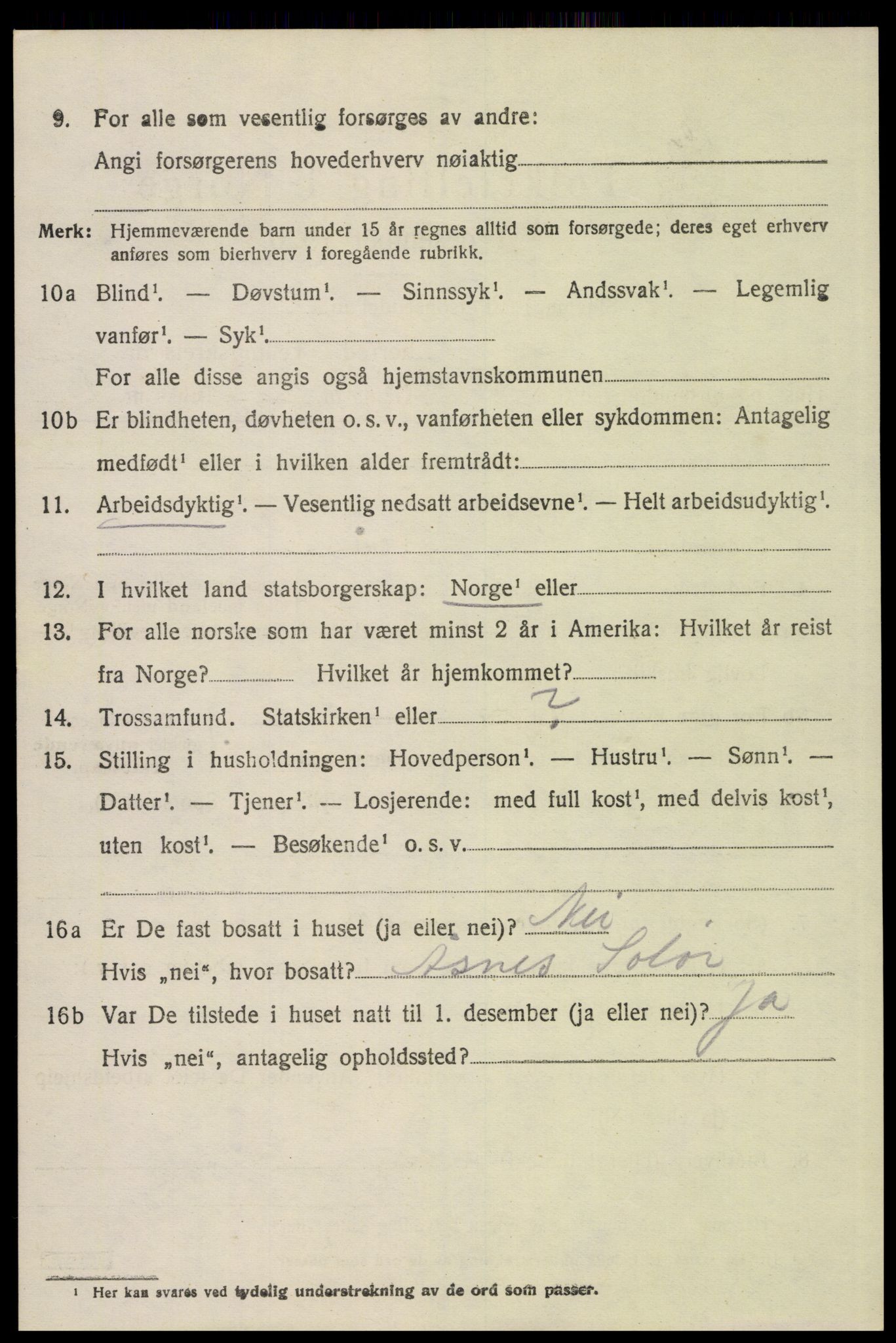 SAH, 1920 census for Åmot, 1920, p. 5844