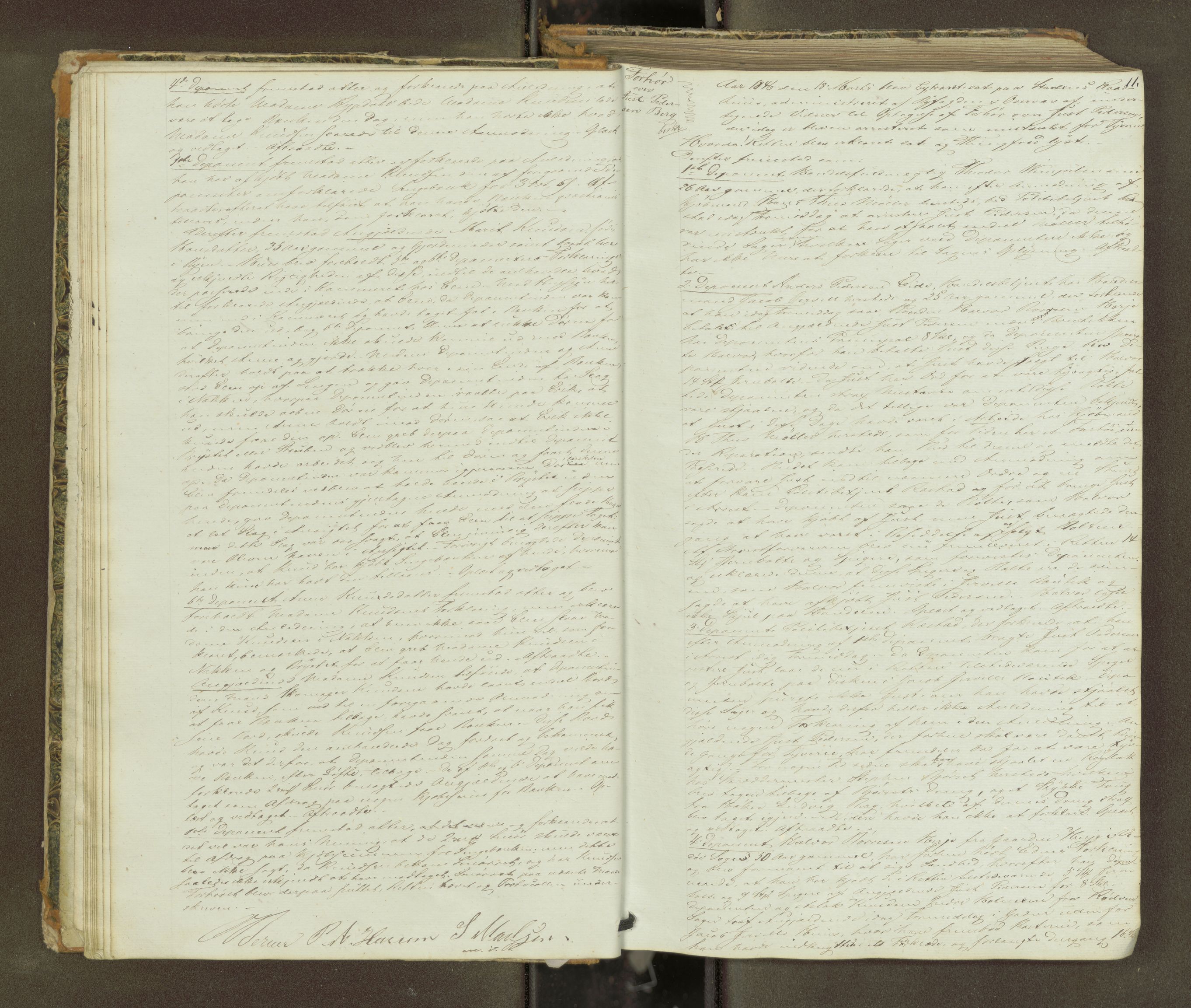 Molde byfogd, AV/SAT-A-0025/1/1A/L0005: Justisprotokoll, 1846-1849, p. 10b-11a