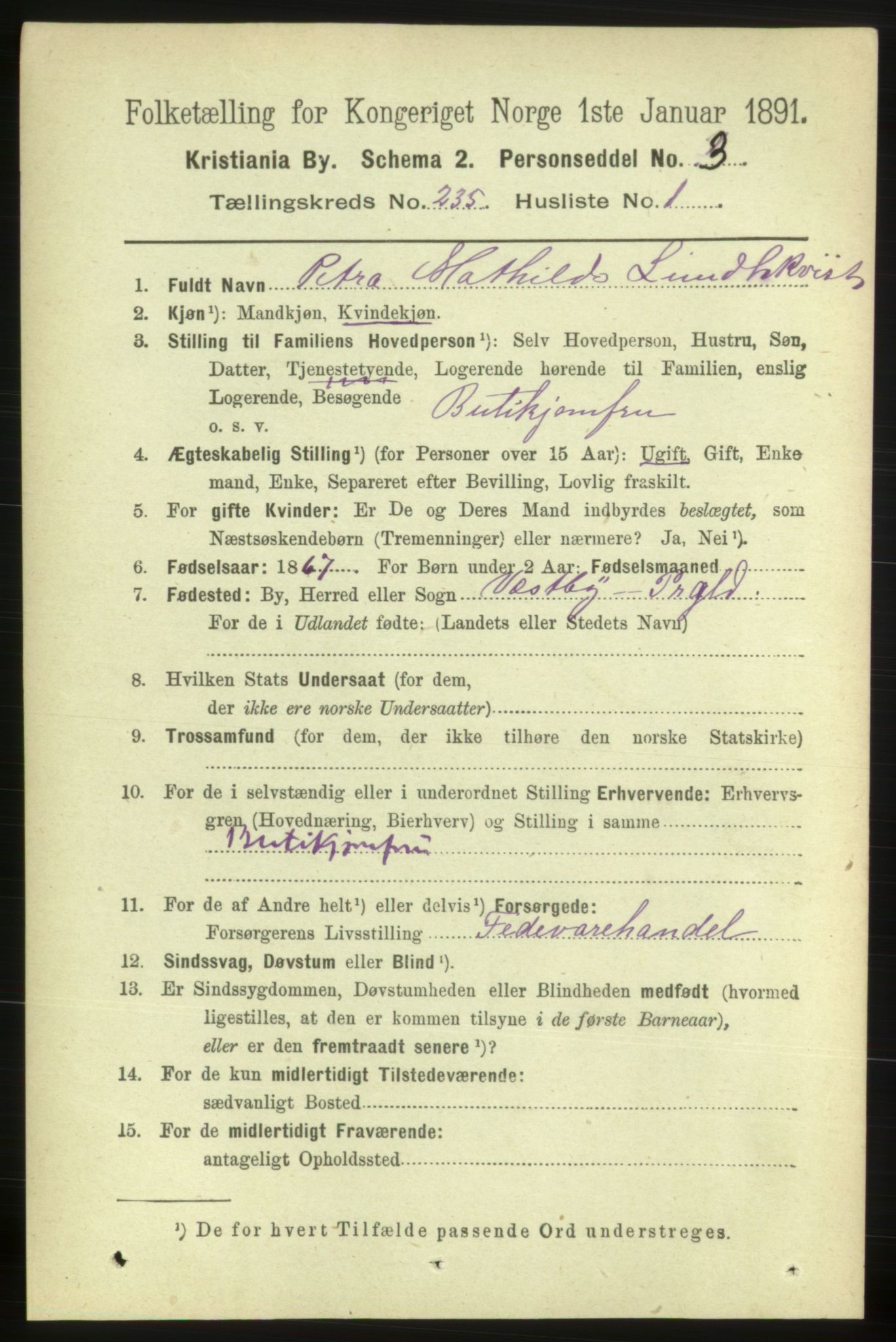 RA, 1891 census for 0301 Kristiania, 1891, p. 143779