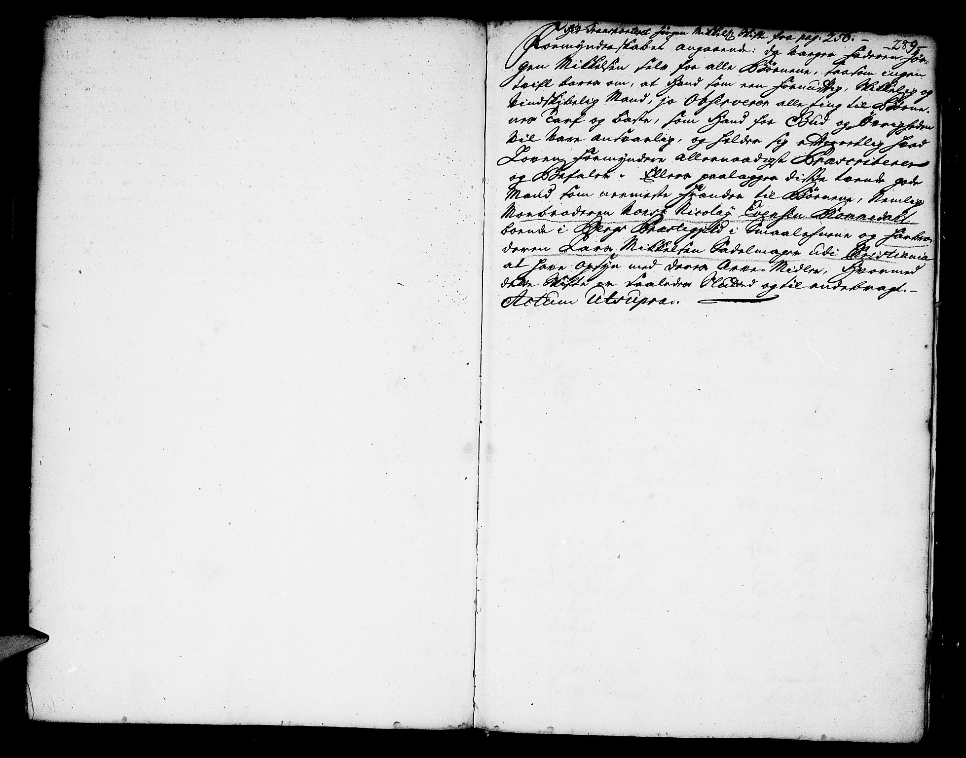 Follo sorenskriveri, SAO/A-10274/H/Hb/L0003: Skifteprotokoll, 1731-1736, p. 288b-289a