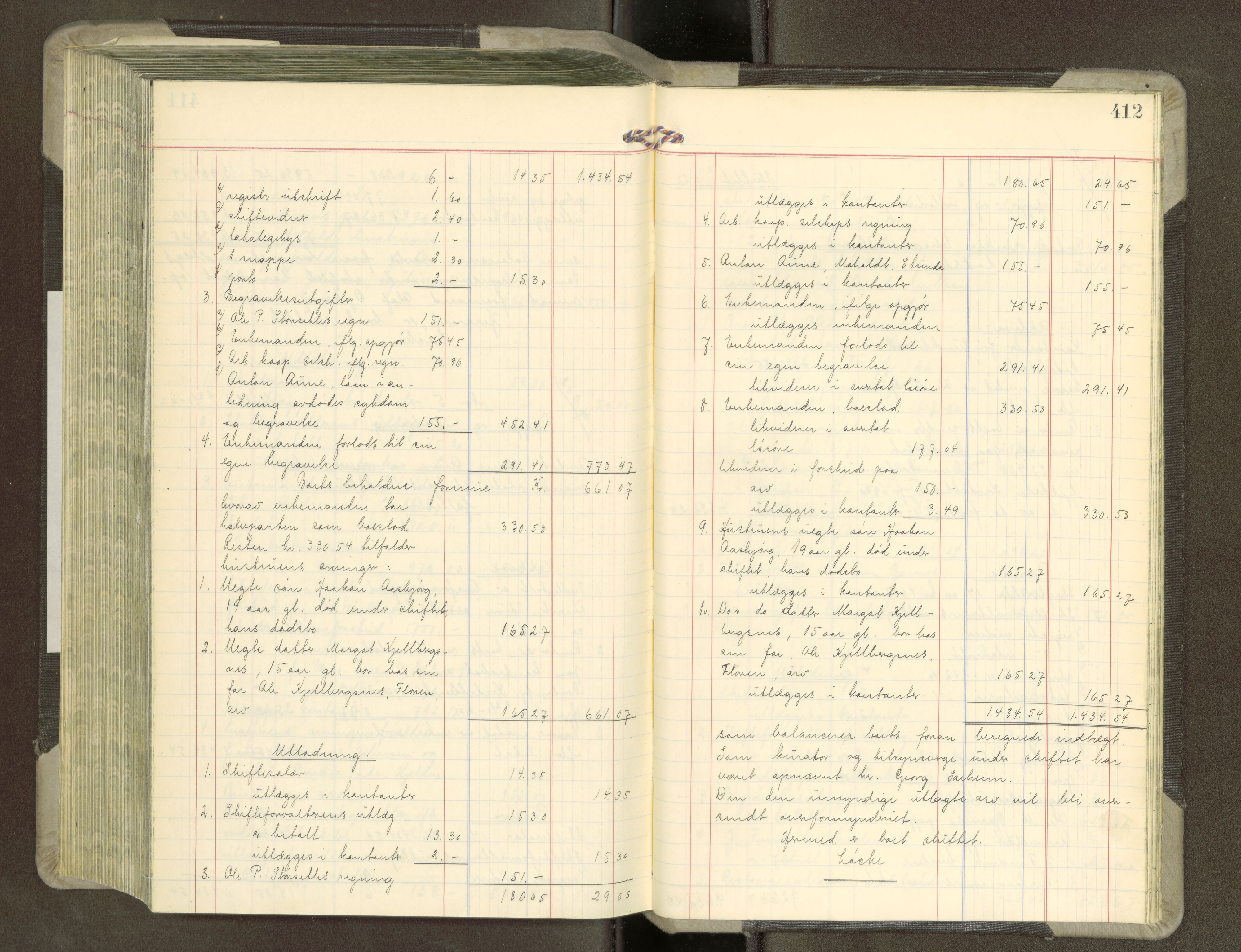 Trondheim byfogd, SAT/A-0003/1/3/3A/L0043: Skifteutlodningsprotokoll - 15/7-4/3. (m/ register), 1918-1922, p. 412