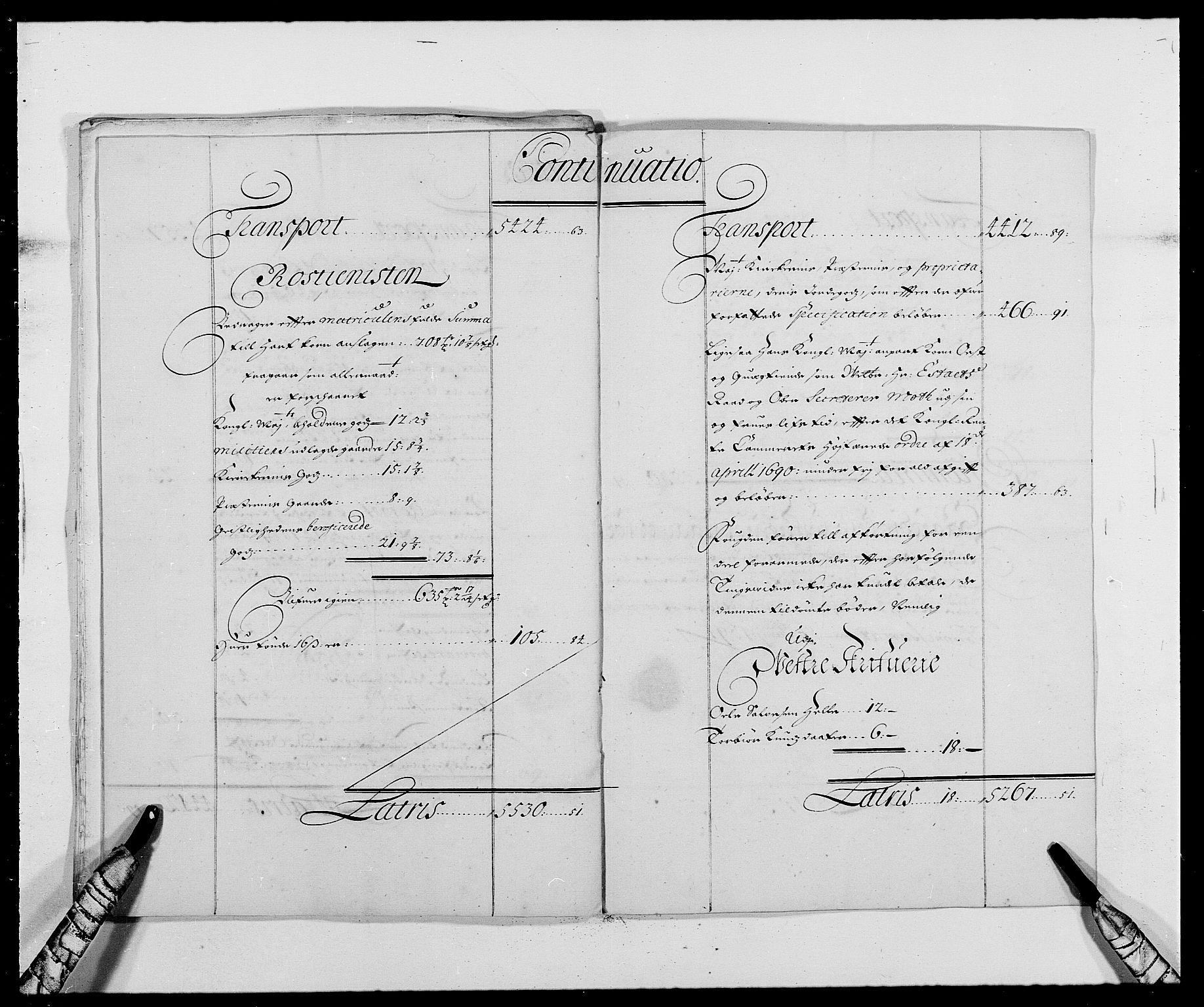 Rentekammeret inntil 1814, Reviderte regnskaper, Fogderegnskap, AV/RA-EA-4092/R40/L2442: Fogderegnskap Råbyggelag, 1689-1690, p. 151