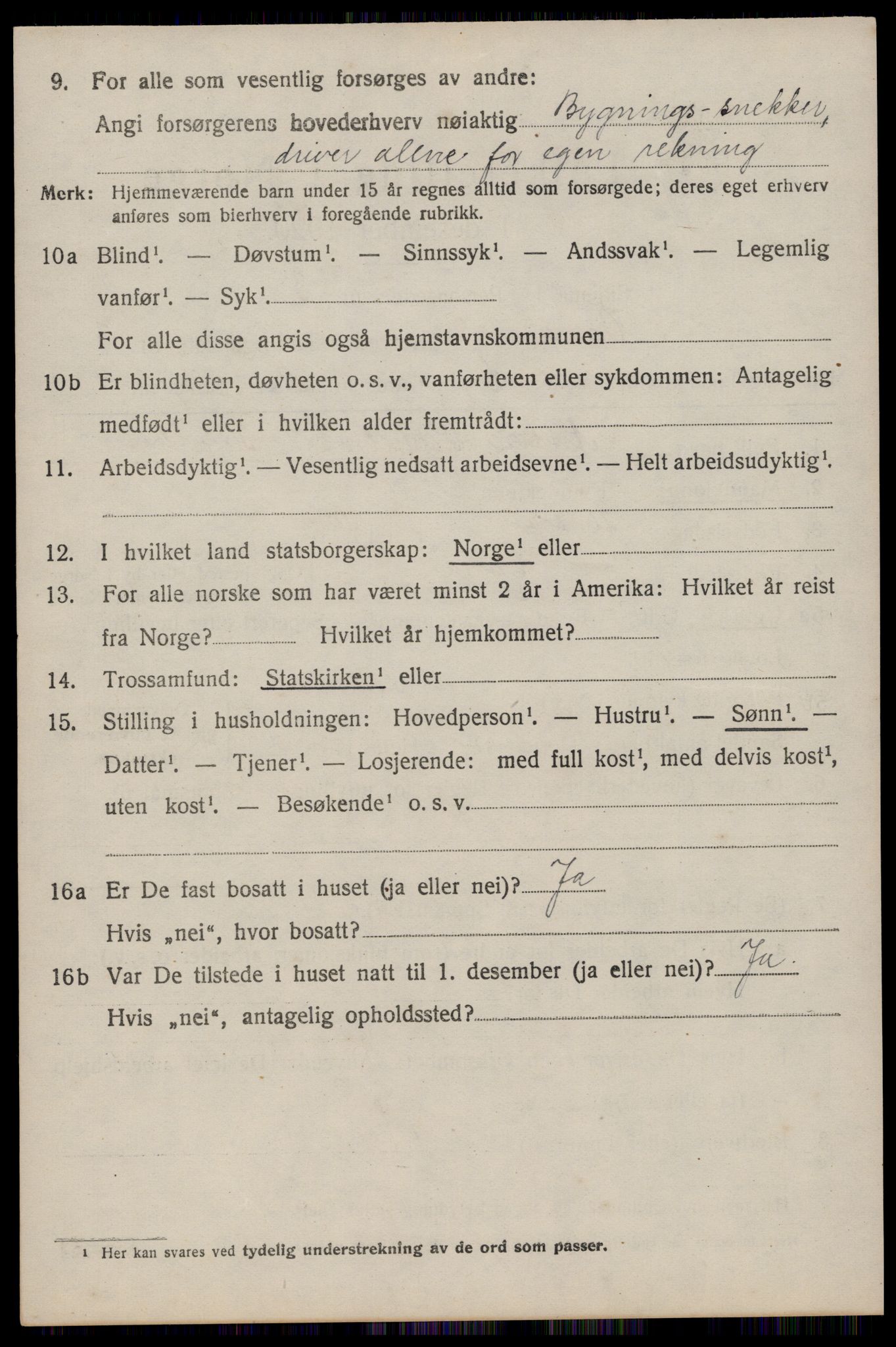 SAST, 1920 census for Ogna, 1920, p. 1752