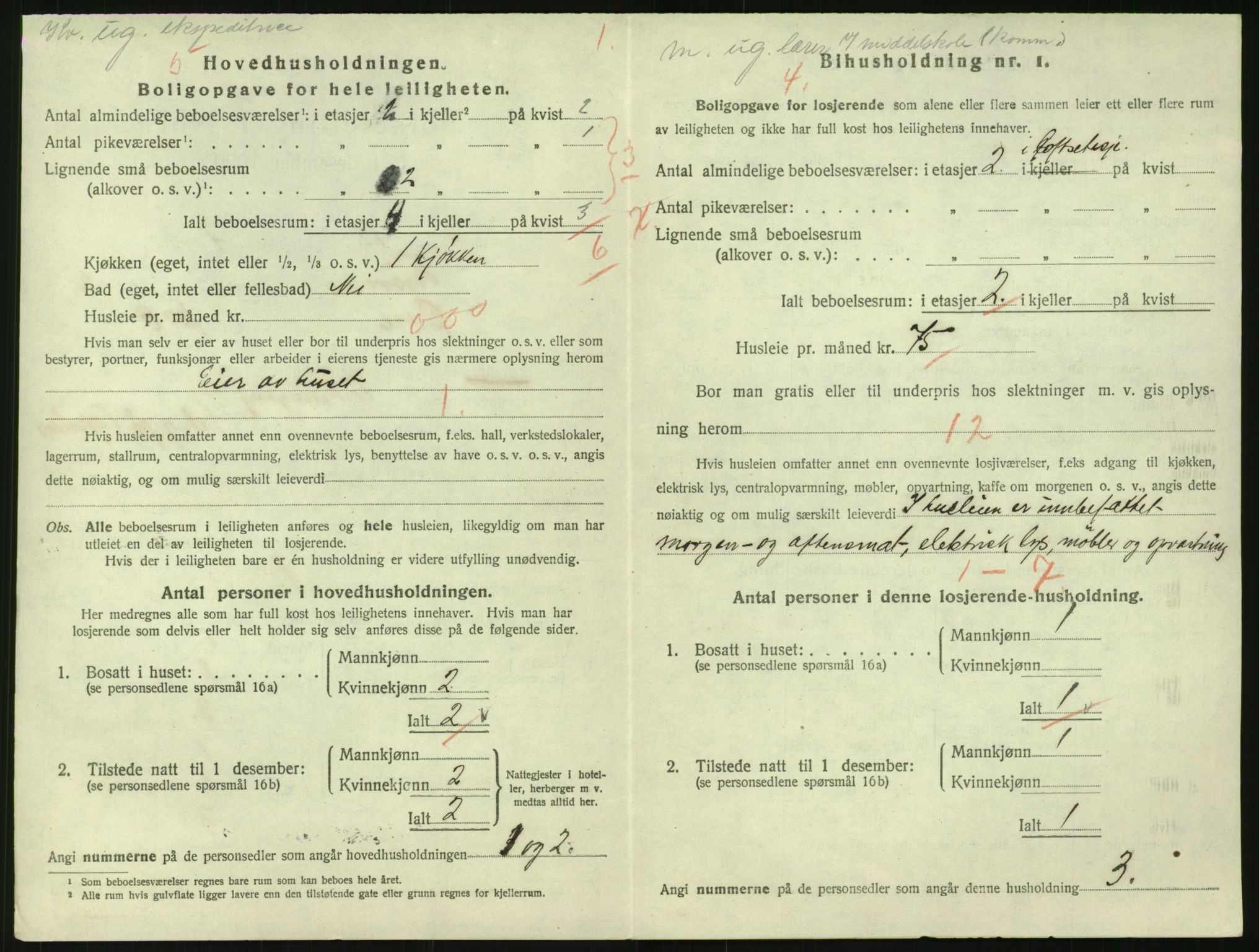 SAK, 1920 census for Risør, 1920, p. 2286