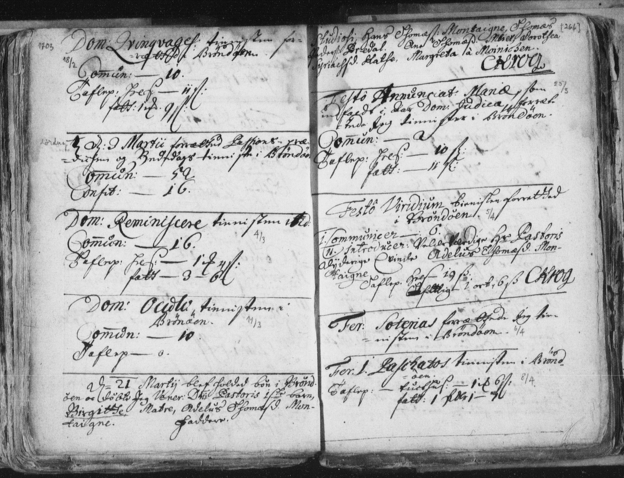 Ministerialprotokoller, klokkerbøker og fødselsregistre - Nordland, SAT/A-1459/813/L0192: Parish register (official) no. 813A02, 1677-1718, p. 266