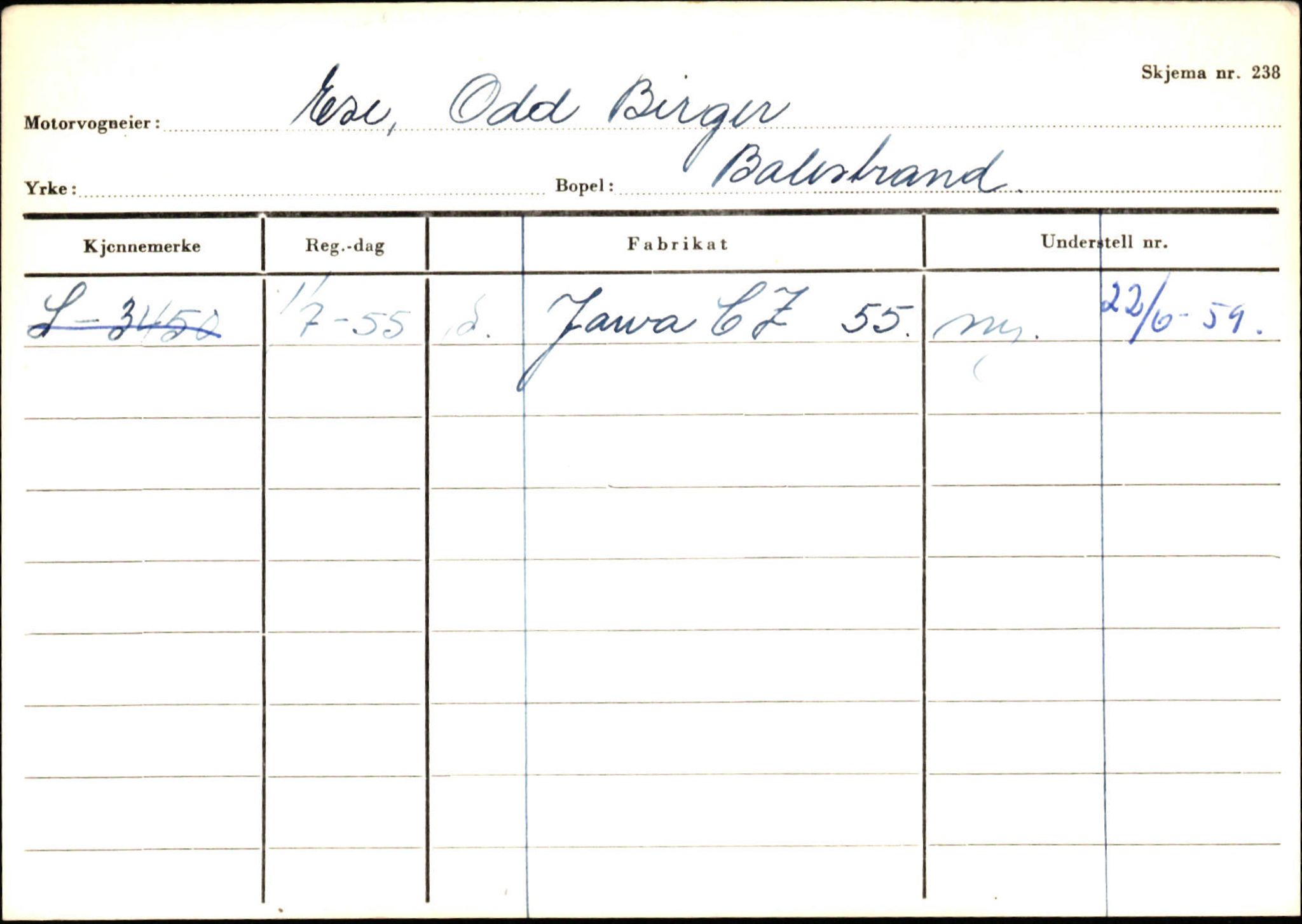 Statens vegvesen, Sogn og Fjordane vegkontor, AV/SAB-A-5301/4/F/L0132: Eigarregister Askvoll A-Å. Balestrand A-Å, 1945-1975, p. 1686