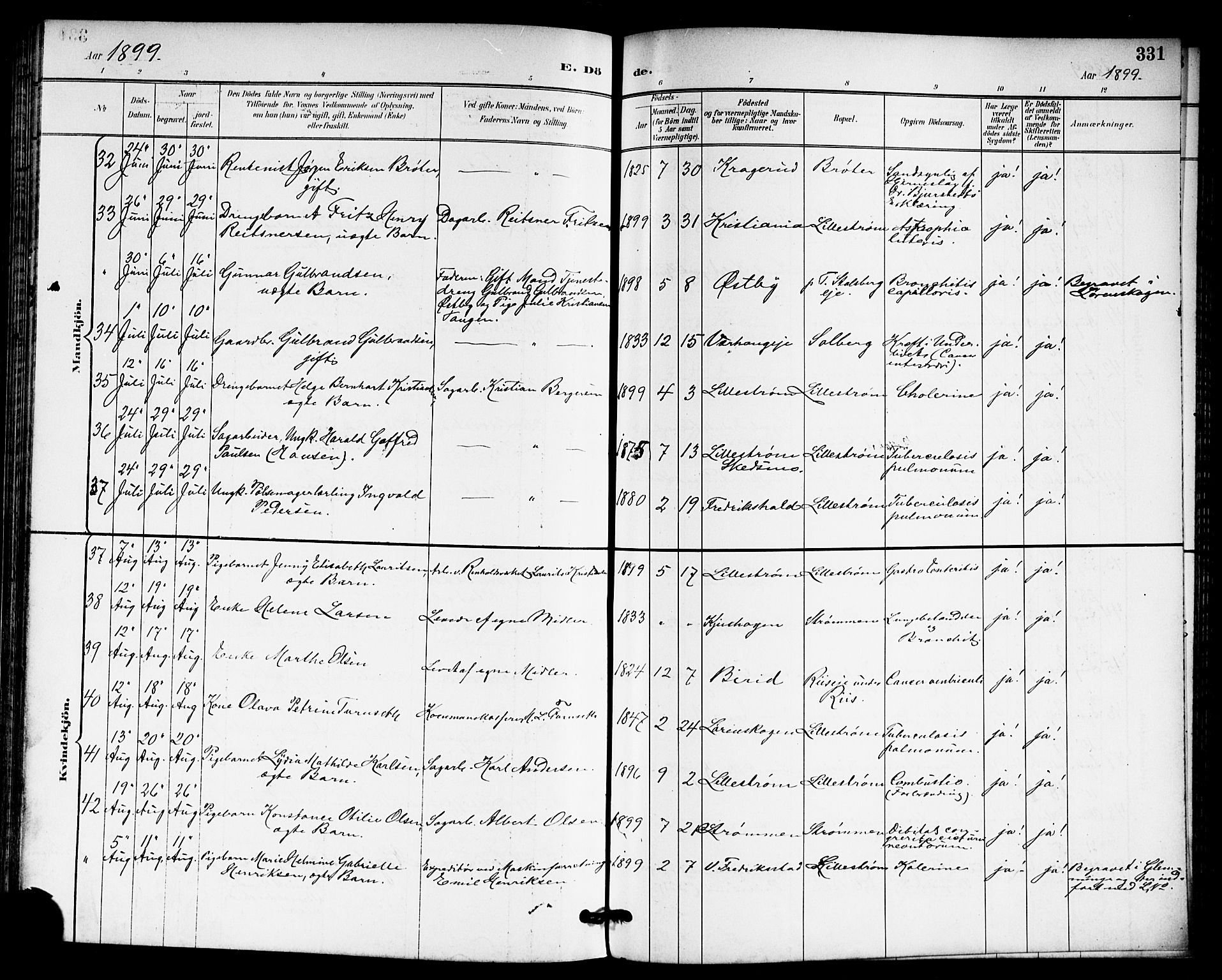 Skedsmo prestekontor Kirkebøker, AV/SAO-A-10033a/G/Ga/L0005a: Parish register (copy) no. I 5A, 1896-1901, p. 331