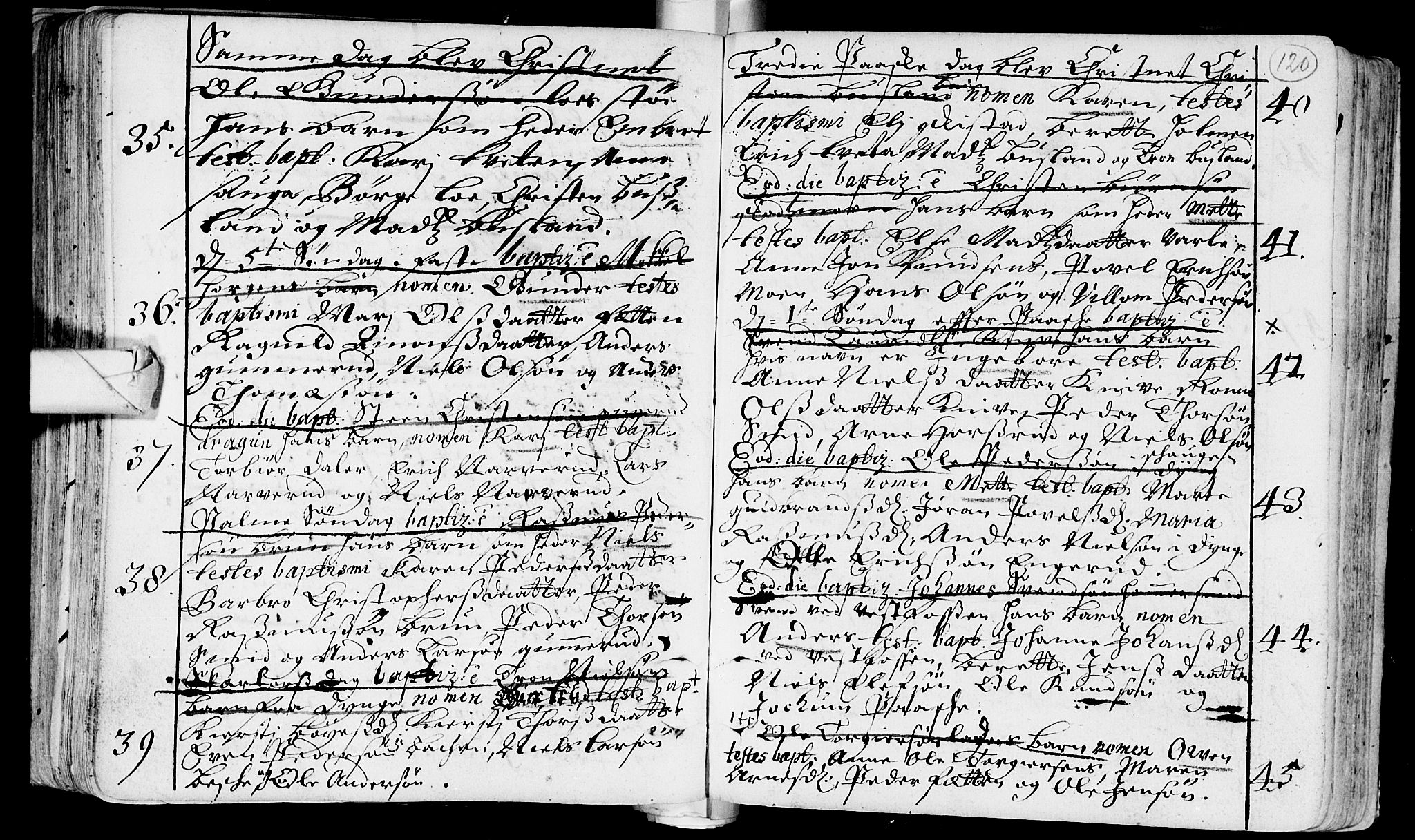 Eiker kirkebøker, AV/SAKO-A-4/F/Fa/L0002: Parish register (official) no. I 2, 1705-1724, p. 120