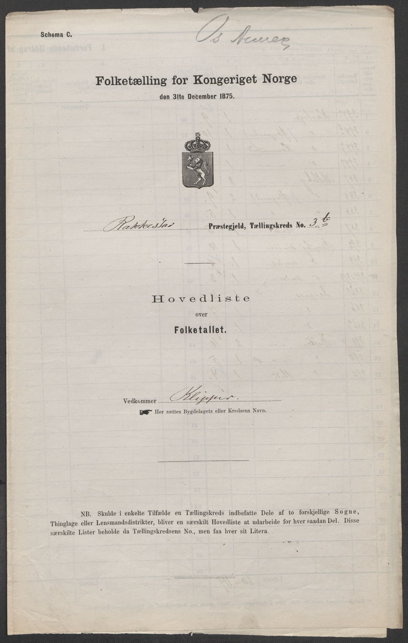 RA, 1875 census for 0128P Rakkestad, 1875, p. 10