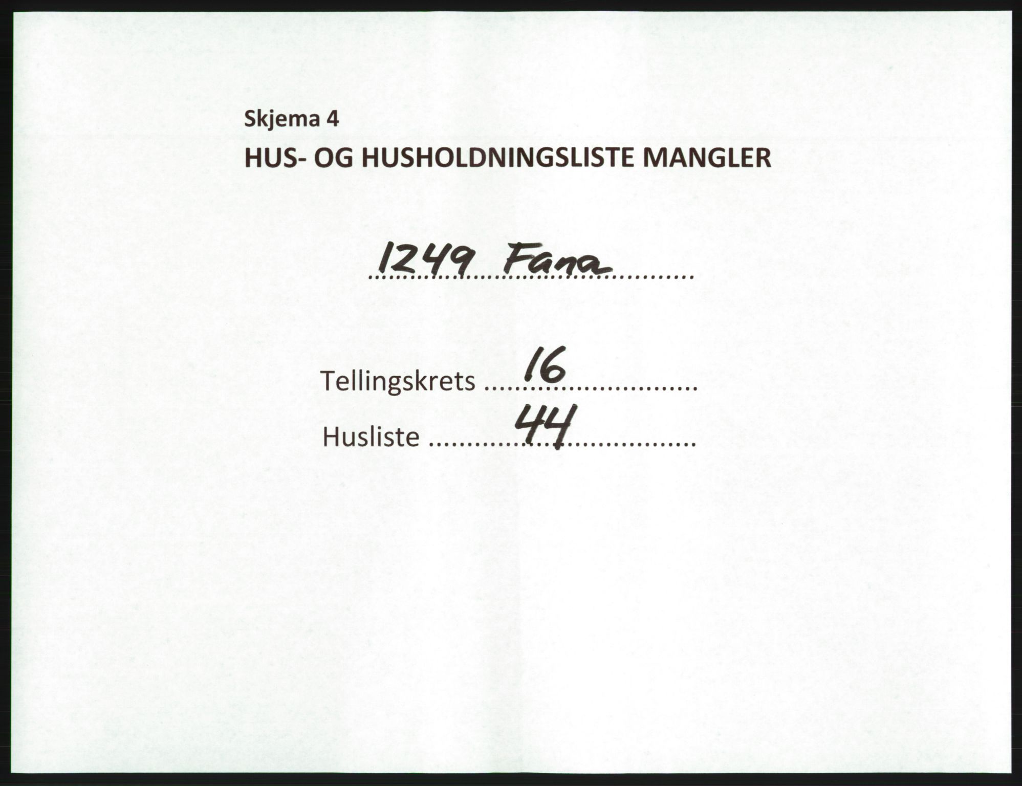 SAB, 1920 census for Fana, 1920, p. 2651