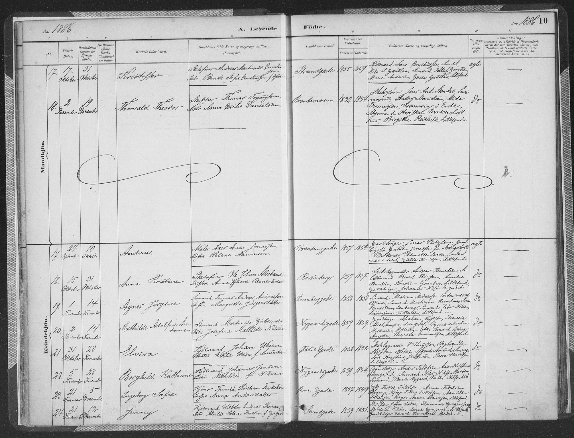 Vestre Moland sokneprestkontor, SAK/1111-0046/F/Fa/Faa/L0001: Parish register (official) no. A 1, 1884-1899, p. 11