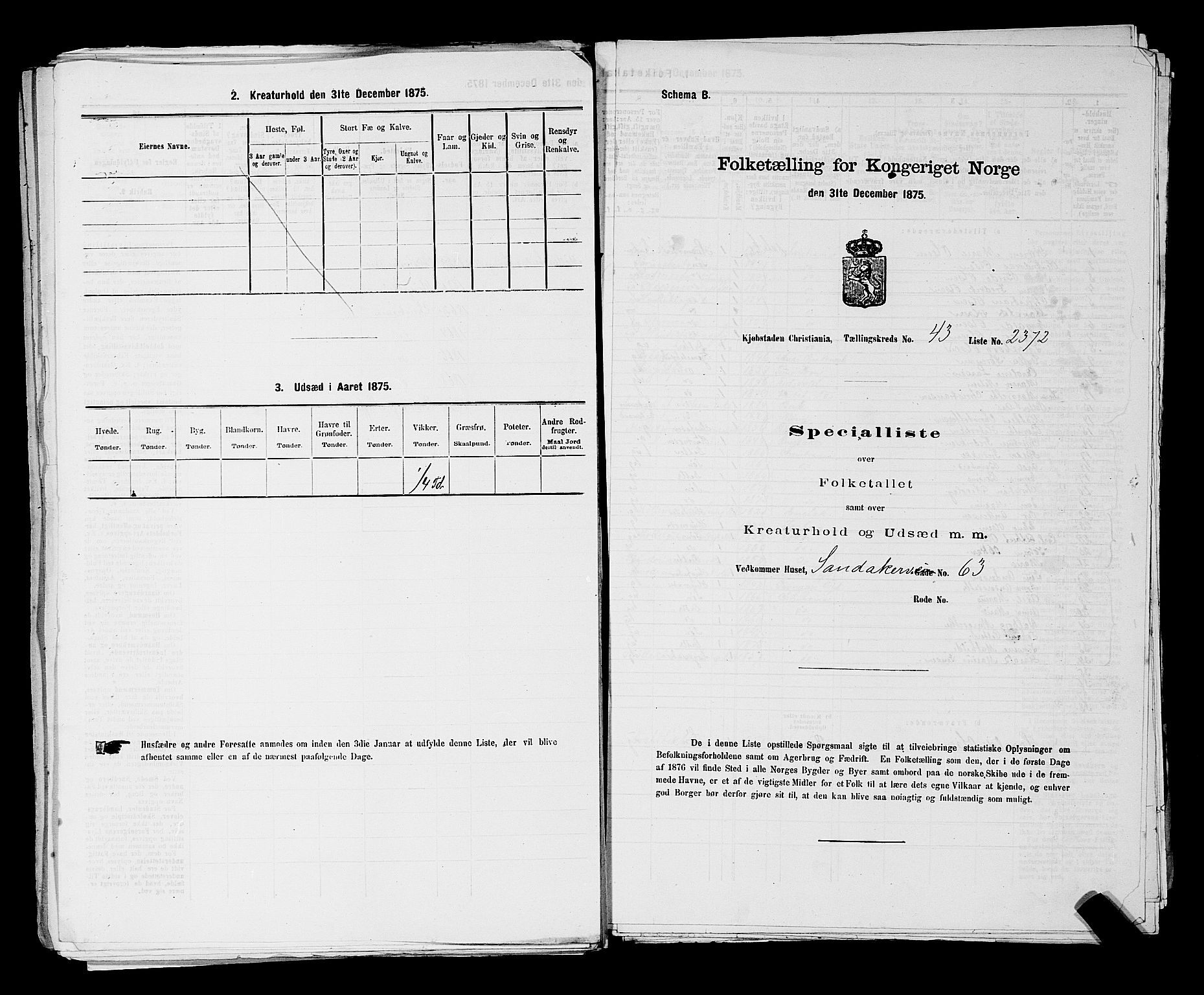 RA, 1875 census for 0301 Kristiania, 1875, p. 6665