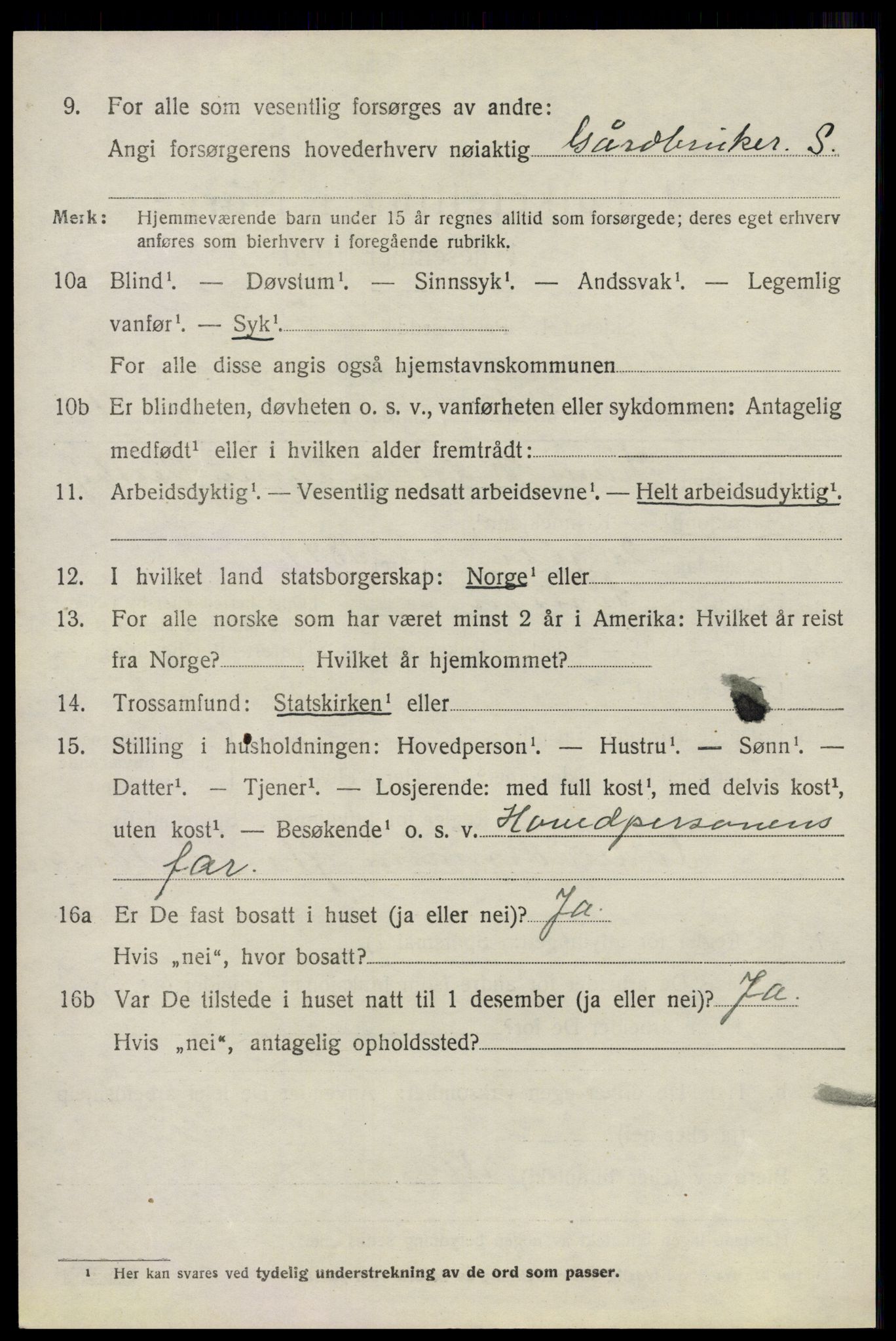 SAO, 1920 census for Sørum, 1920, p. 3402