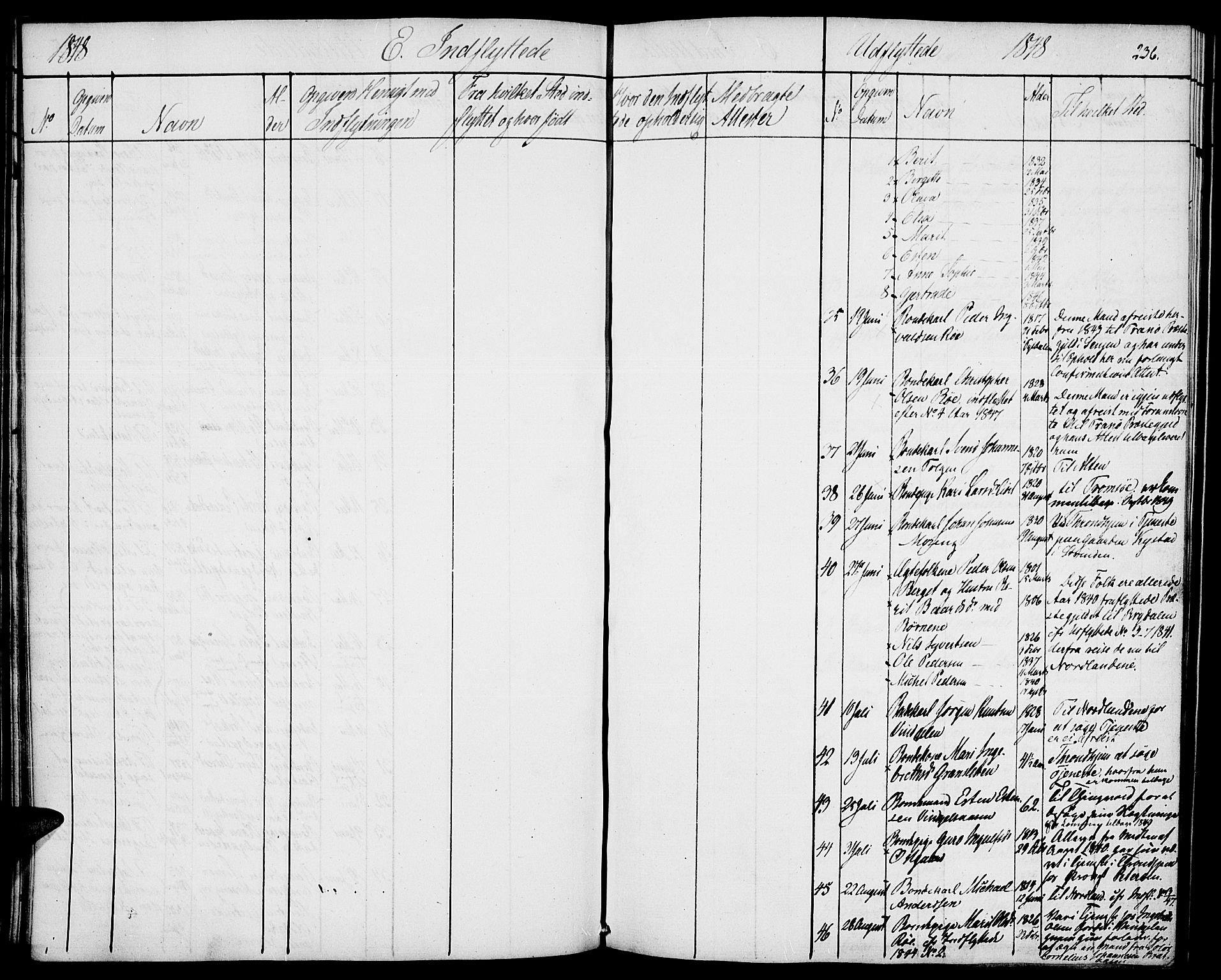 Tolga prestekontor, SAH/PREST-062/K/L0005: Parish register (official) no. 5, 1836-1852, p. 236