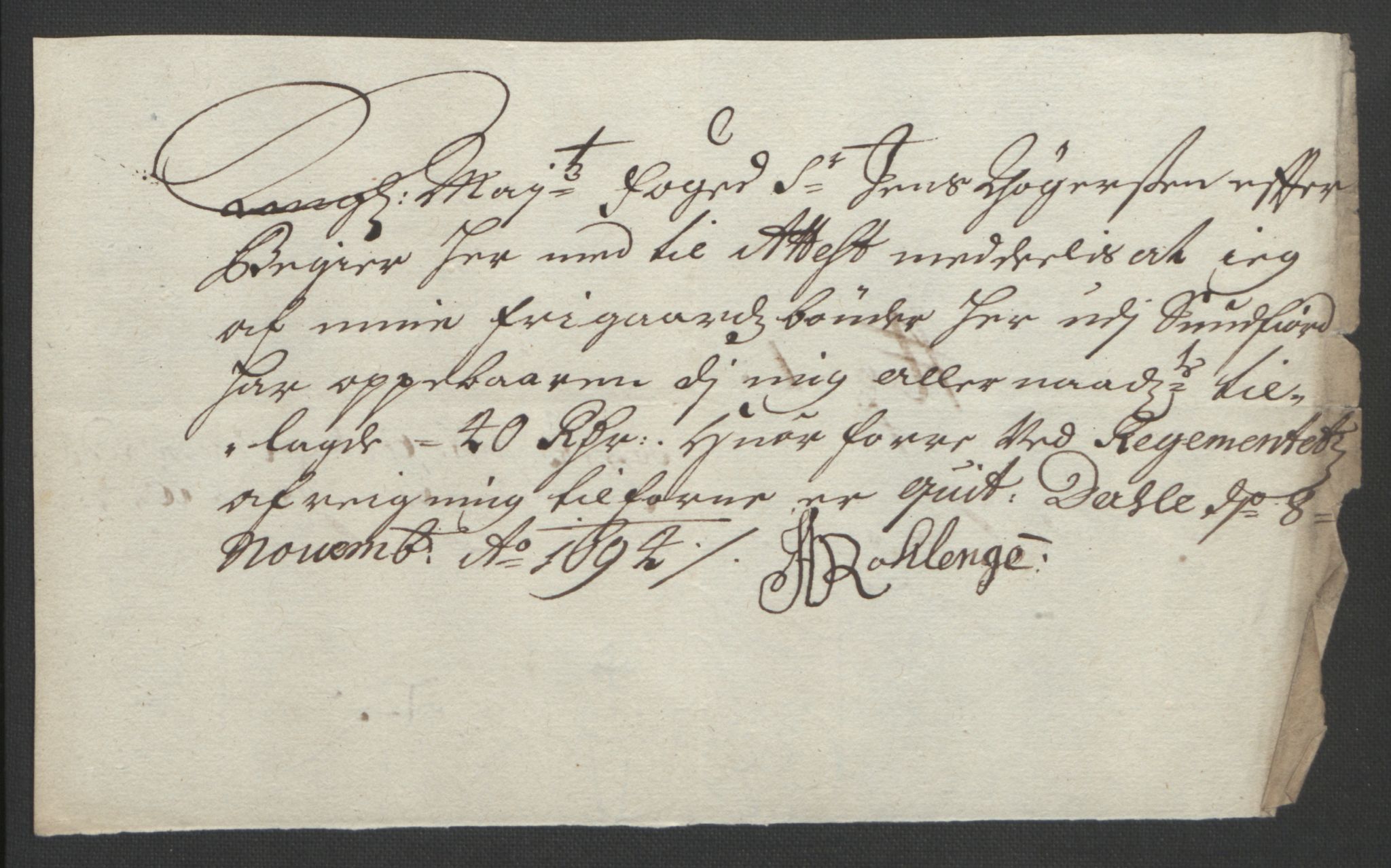 Rentekammeret inntil 1814, Reviderte regnskaper, Fogderegnskap, RA/EA-4092/R53/L3421: Fogderegnskap Sunn- og Nordfjord, 1693-1694, p. 457
