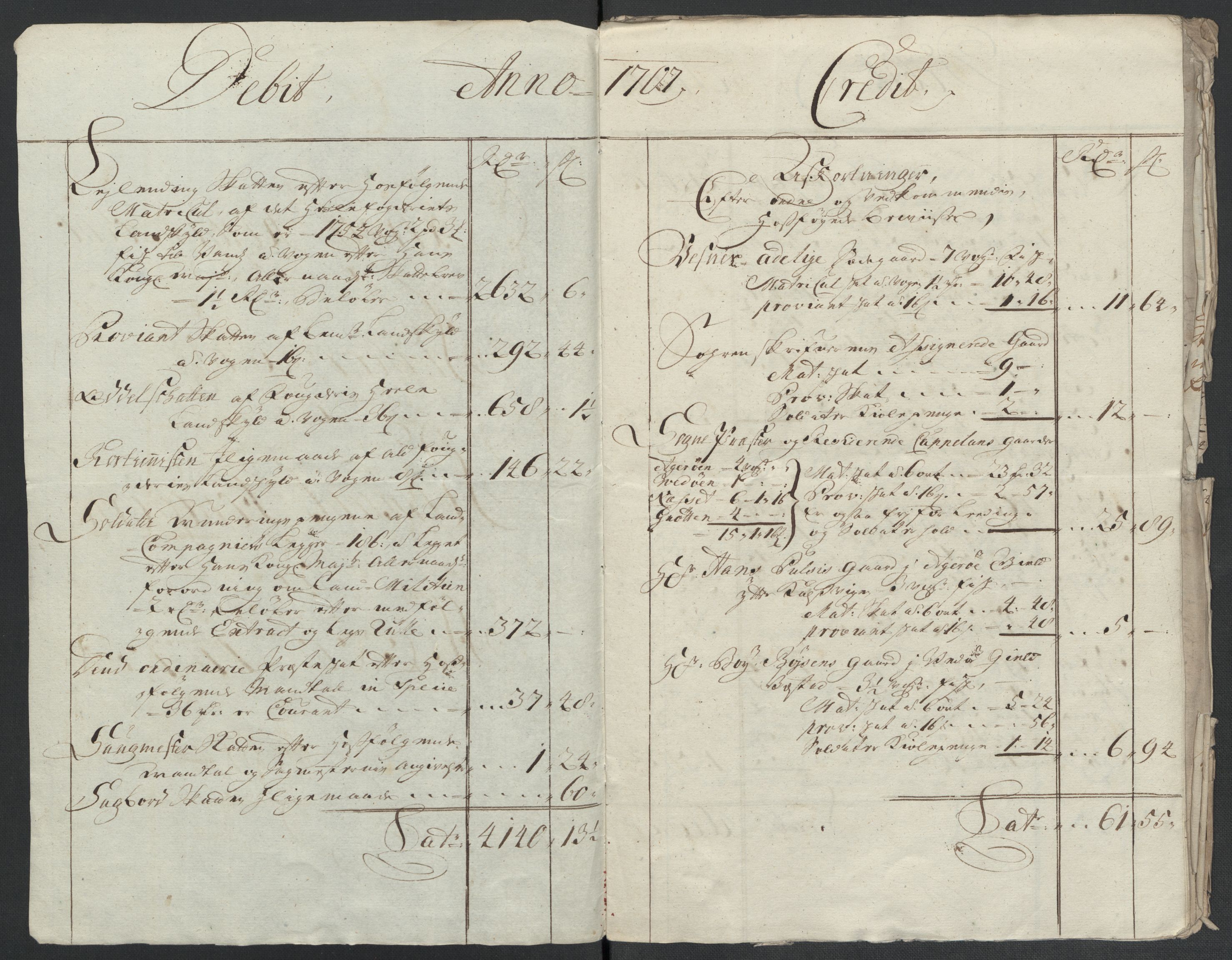 Rentekammeret inntil 1814, Reviderte regnskaper, Fogderegnskap, AV/RA-EA-4092/R55/L3658: Fogderegnskap Romsdal, 1707-1708, p. 6