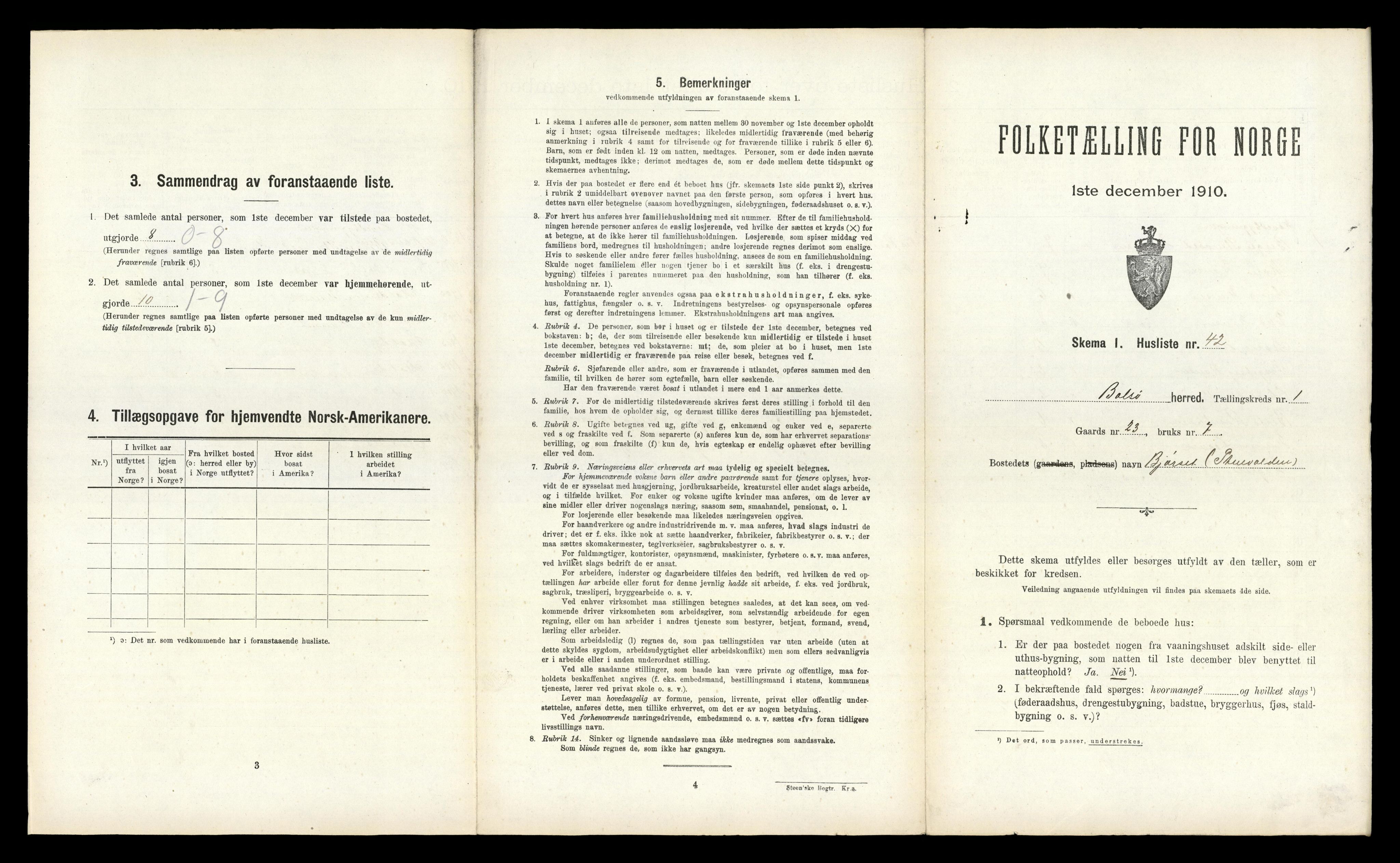 RA, 1910 census for Bolsøy, 1910, p. 129