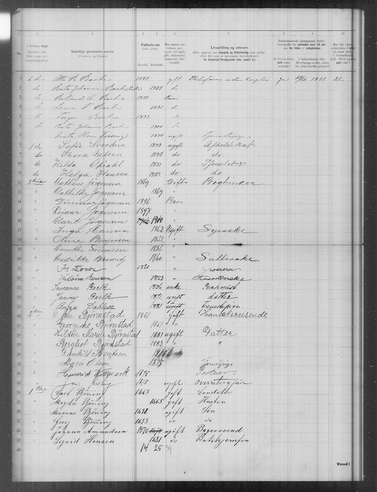 OBA, Municipal Census 1902 for Kristiania, 1902, p. 14829