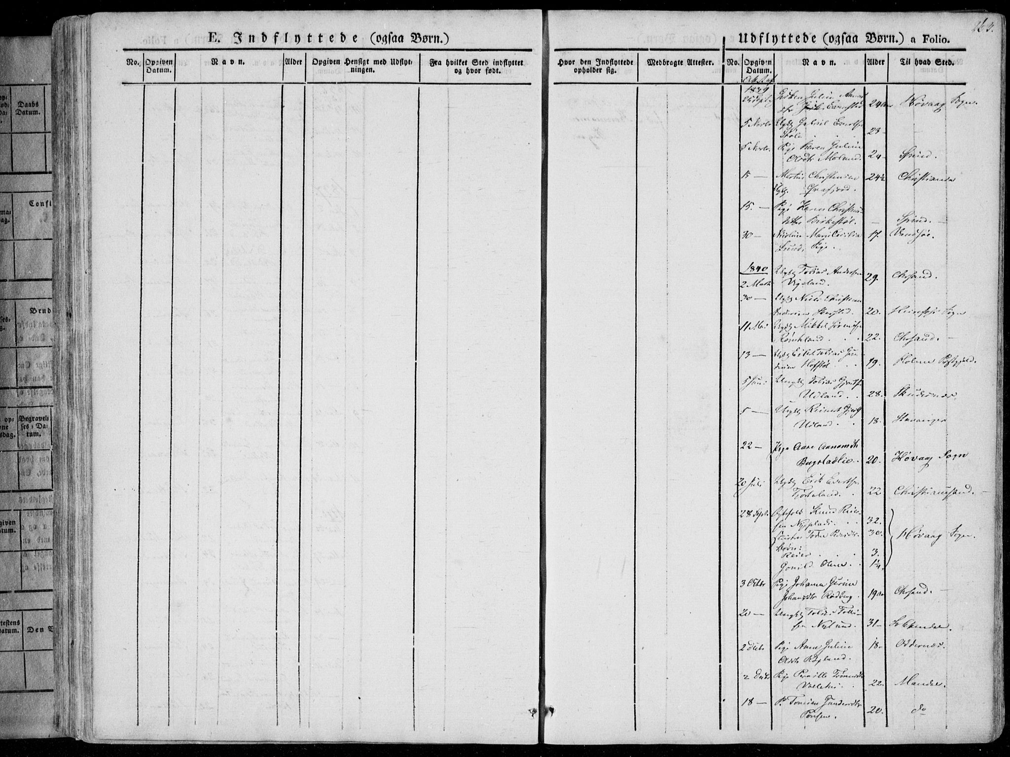 Sør-Audnedal sokneprestkontor, AV/SAK-1111-0039/F/Fa/Fab/L0006: Parish register (official) no. A 6, 1829-1855, p. 263