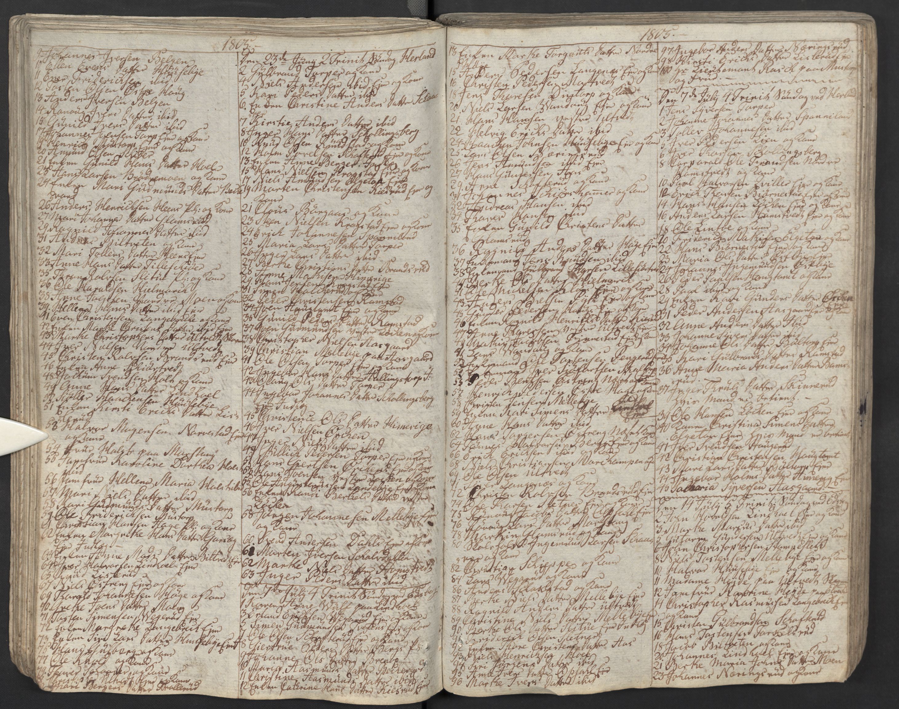 Eidsberg prestekontor Kirkebøker, AV/SAO-A-10905/M/Ma/L0001: Communicants register no. I 1, 1800-1821