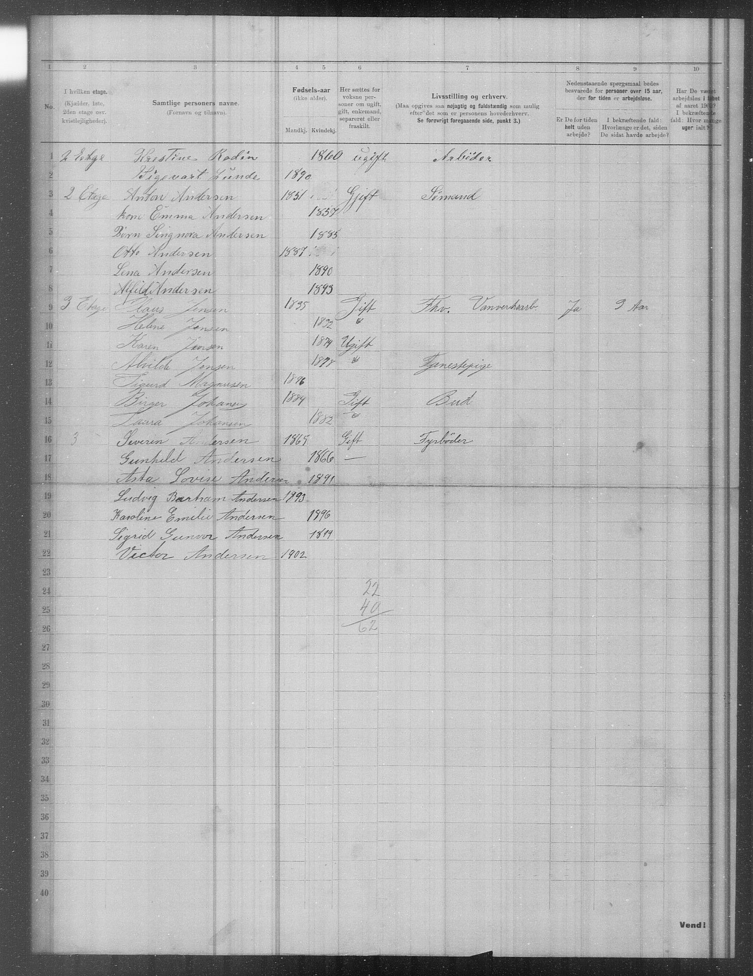 OBA, Municipal Census 1902 for Kristiania, 1902, p. 17972