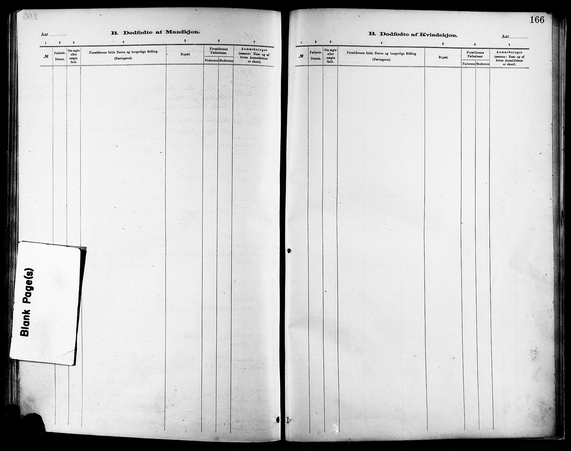 St. Johannes sokneprestkontor, AV/SAST-A-101814/001/30/30BA/L0001: Parish register (official) no. A 1, 1885-1891, p. 166