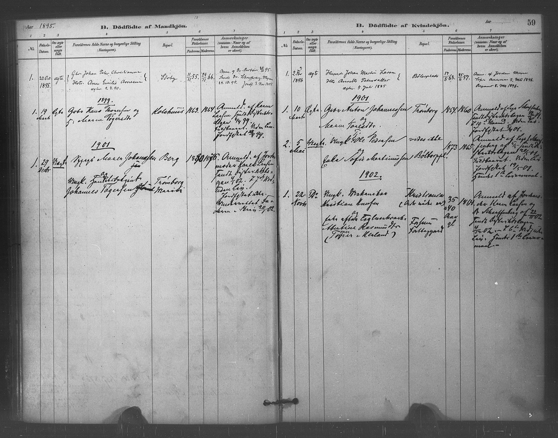 Eidsberg prestekontor Kirkebøker, AV/SAO-A-10905/F/Fc/L0001: Parish register (official) no. III 1, 1879-1905, p. 59