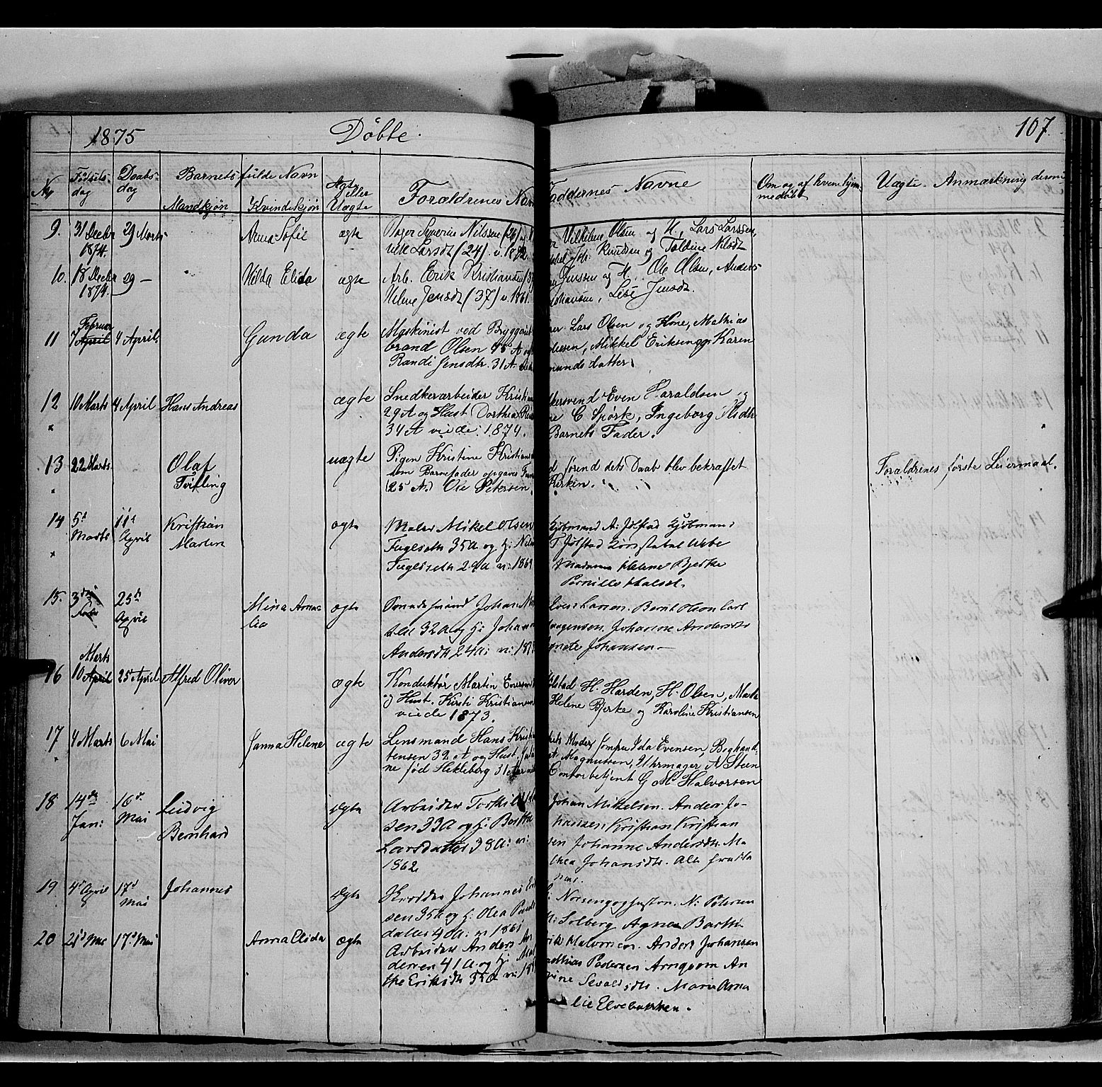 Vang prestekontor, Hedmark, AV/SAH-PREST-008/H/Ha/Haa/L0011: Parish register (official) no. 11, 1852-1877, p. 107