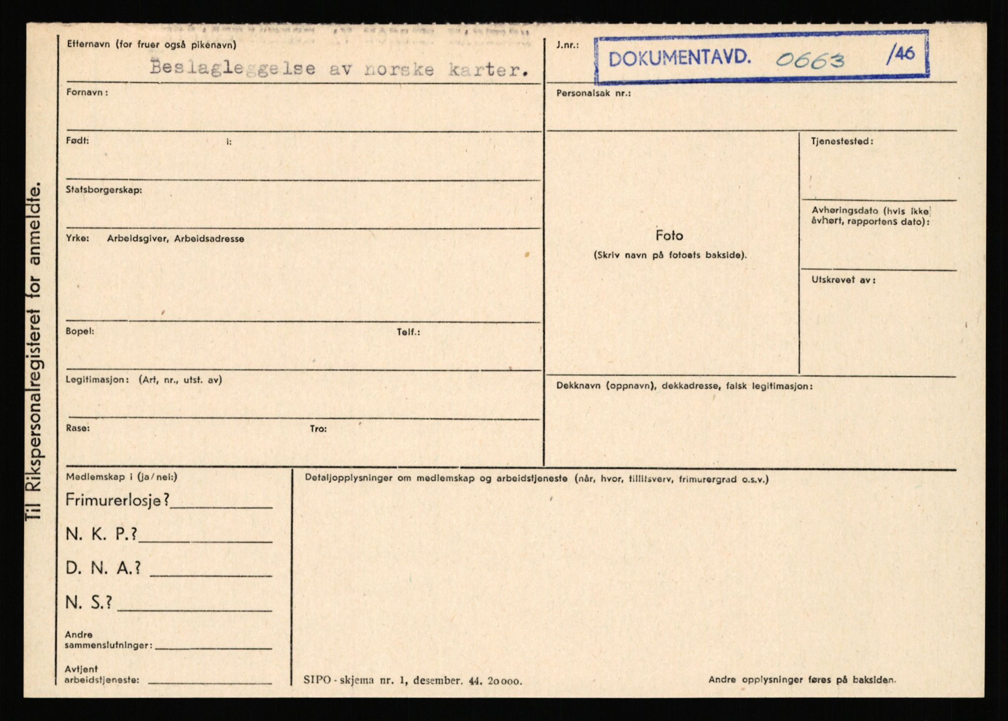 Statspolitiet - Hovedkontoret / Osloavdelingen, AV/RA-S-1329/C/Ca/L0002: Arneberg - Brand, 1943-1945, p. 3155