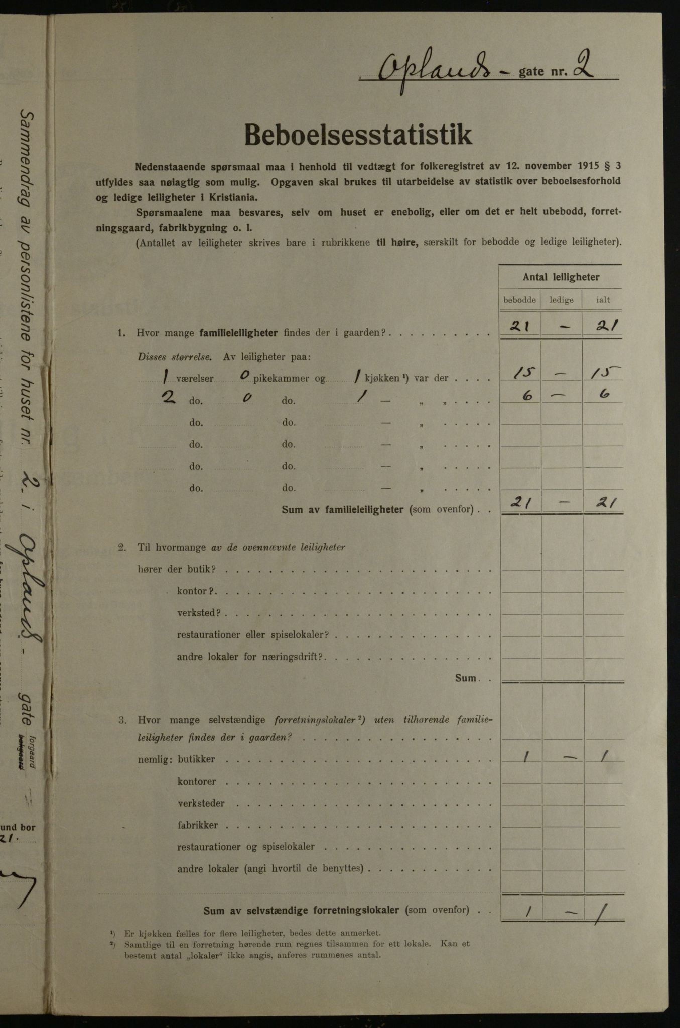 OBA, Municipal Census 1923 for Kristiania, 1923, p. 83683