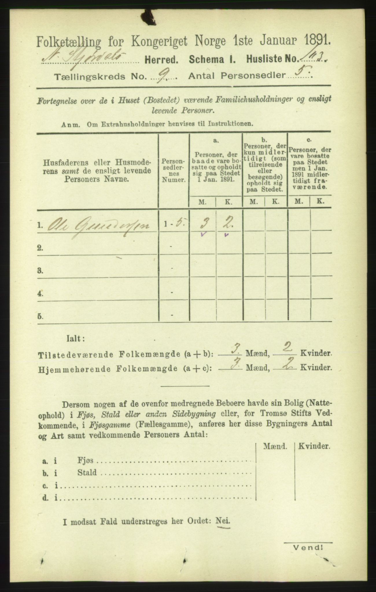 RA, 1891 census for 1714 Nedre Stjørdal, 1891, p. 4835