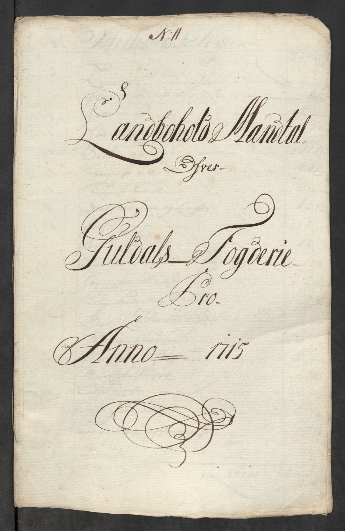 Rentekammeret inntil 1814, Reviderte regnskaper, Fogderegnskap, AV/RA-EA-4092/R60/L3966: Fogderegnskap Orkdal og Gauldal, 1715, p. 375