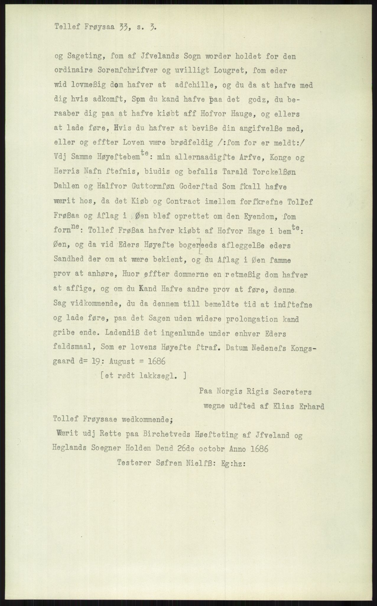 Samlinger til kildeutgivelse, Diplomavskriftsamlingen, AV/RA-EA-4053/H/Ha, p. 2324