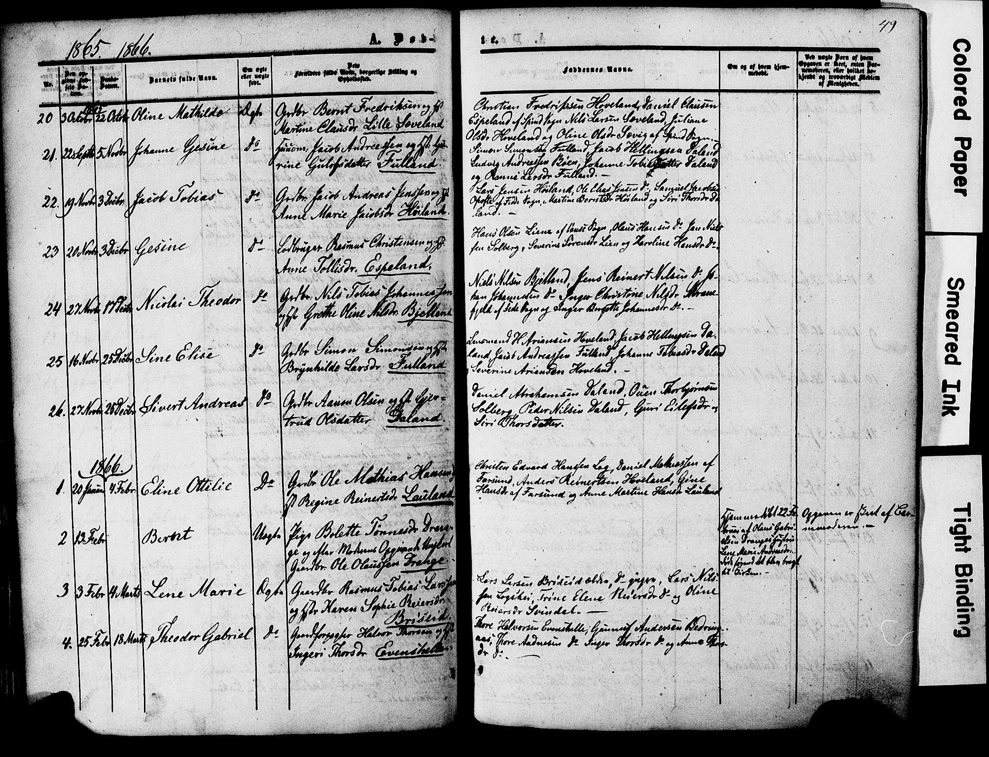 Herad sokneprestkontor, AV/SAK-1111-0018/F/Fa/Faa/L0005: Parish register (official) no. A 5, 1853-1886, p. 49