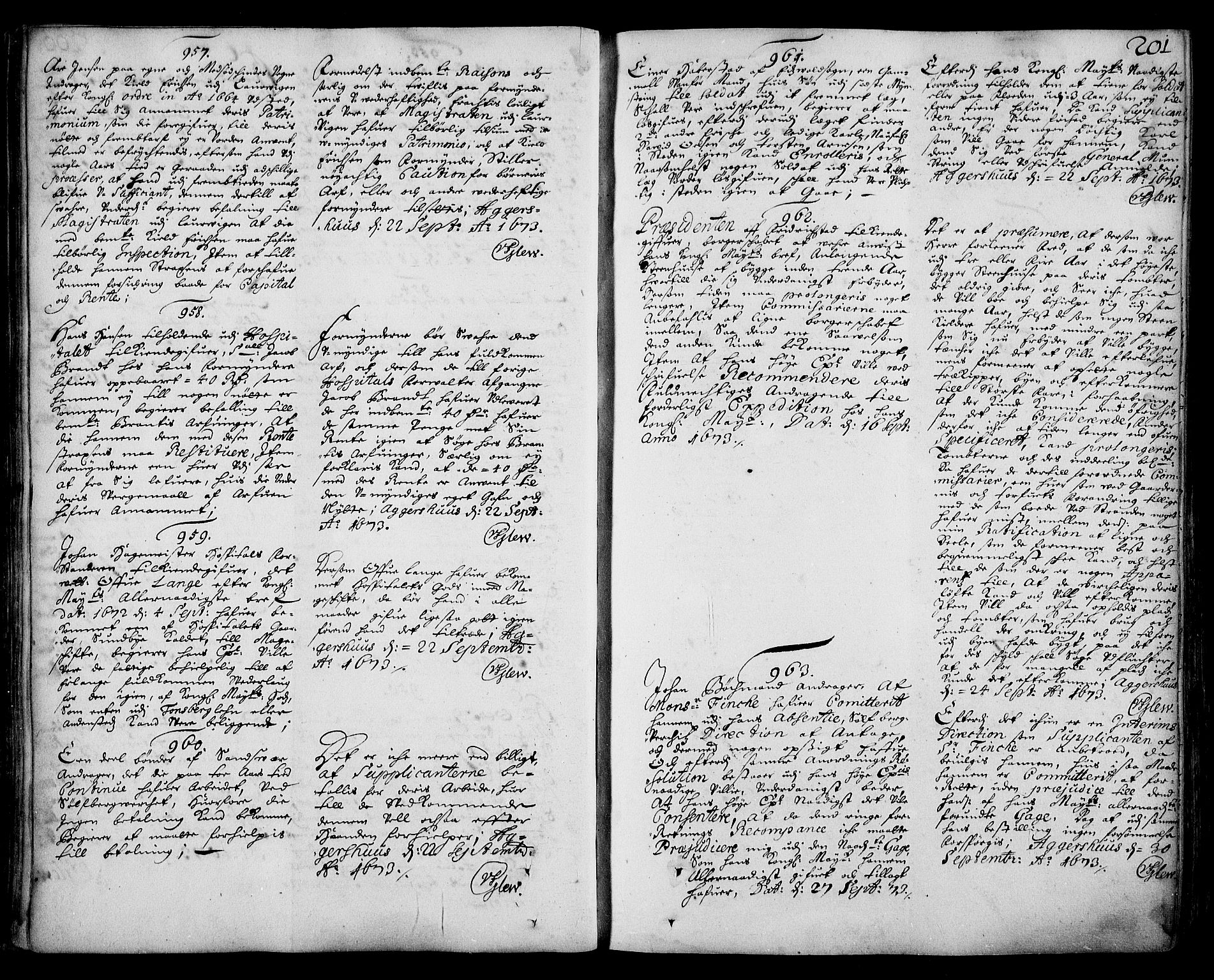 Stattholderembetet 1572-1771, AV/RA-EA-2870/Ad/L0003: Supplikasjons- og resolusjonsprotokoll, 1671-1682, p. 200b-201a