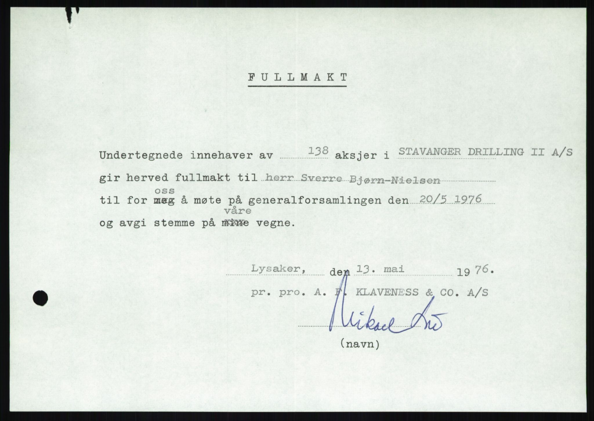 Pa 1503 - Stavanger Drilling AS, AV/SAST-A-101906/D/L0007: Korrespondanse og saksdokumenter, 1974-1981, p. 1295