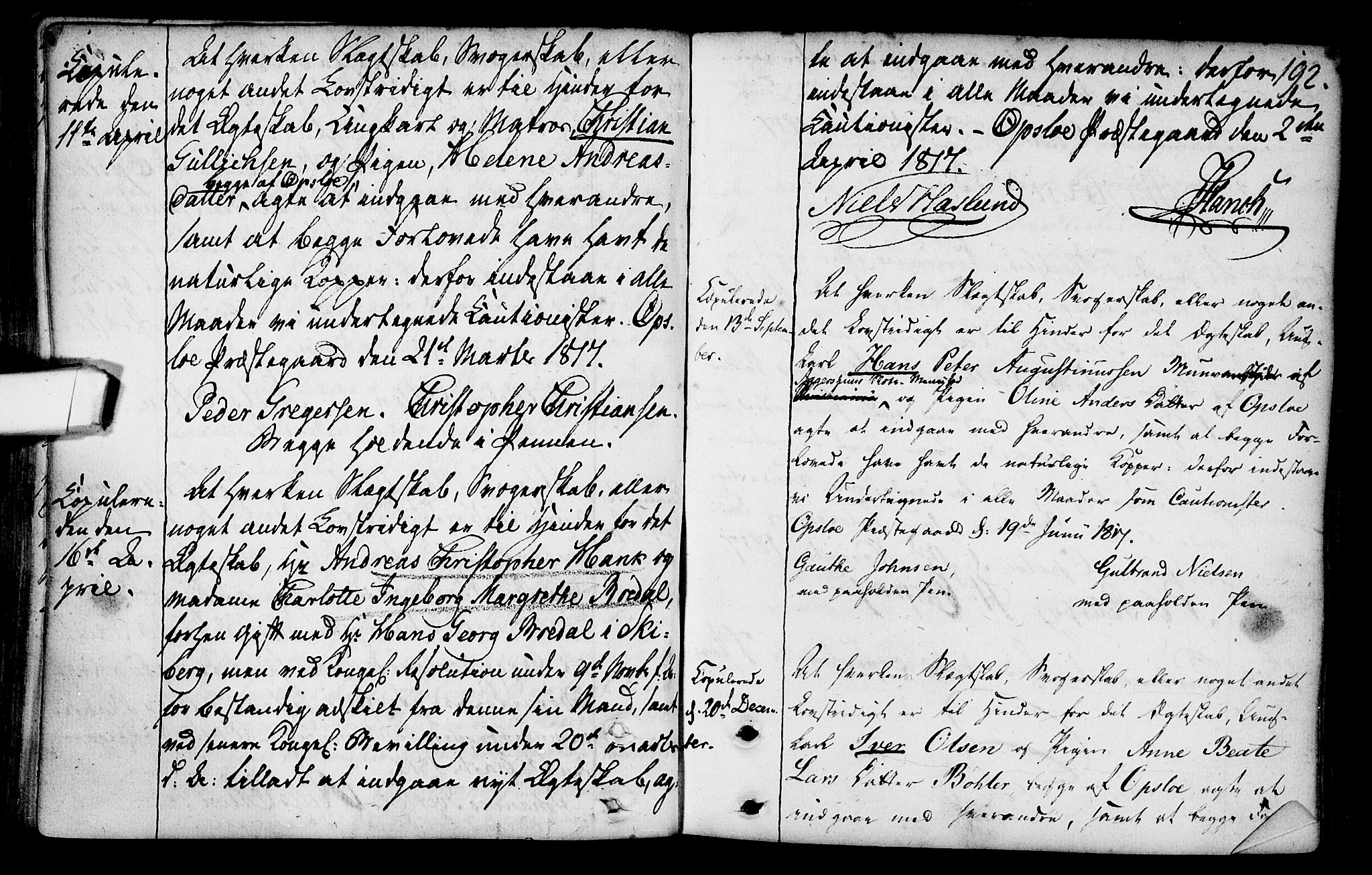 Gamlebyen prestekontor Kirkebøker, AV/SAO-A-10884/F/Fa/L0001: Parish register (official) no. 1, 1734-1818, p. 192