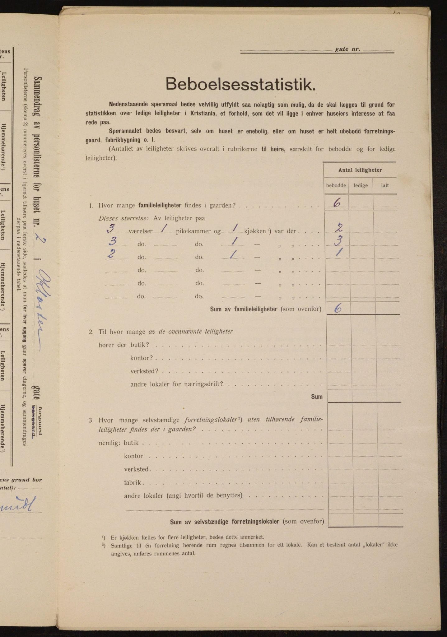 OBA, Municipal Census 1912 for Kristiania, 1912, p. 52310