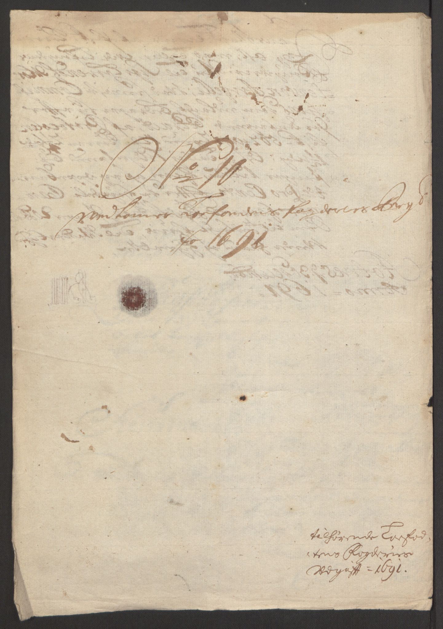 Rentekammeret inntil 1814, Reviderte regnskaper, Fogderegnskap, AV/RA-EA-4092/R67/L4675: Fogderegnskap Vesterålen, Andenes og Lofoten, 1691-1693, p. 109